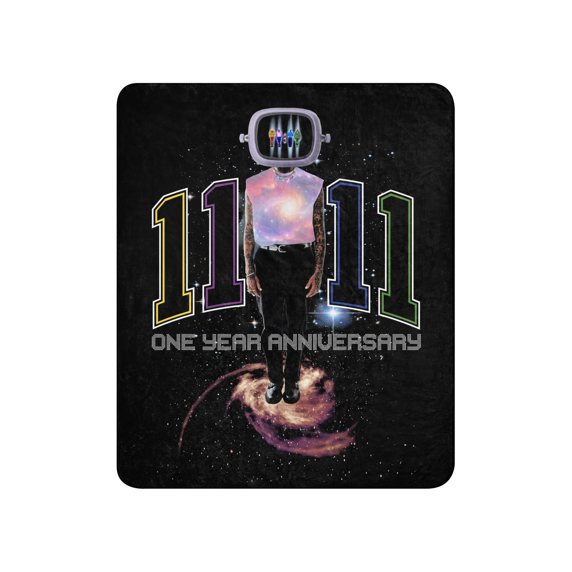 11:11 ONE YEAR ANNIVERSARY SHERPA BLANKET - Image 3