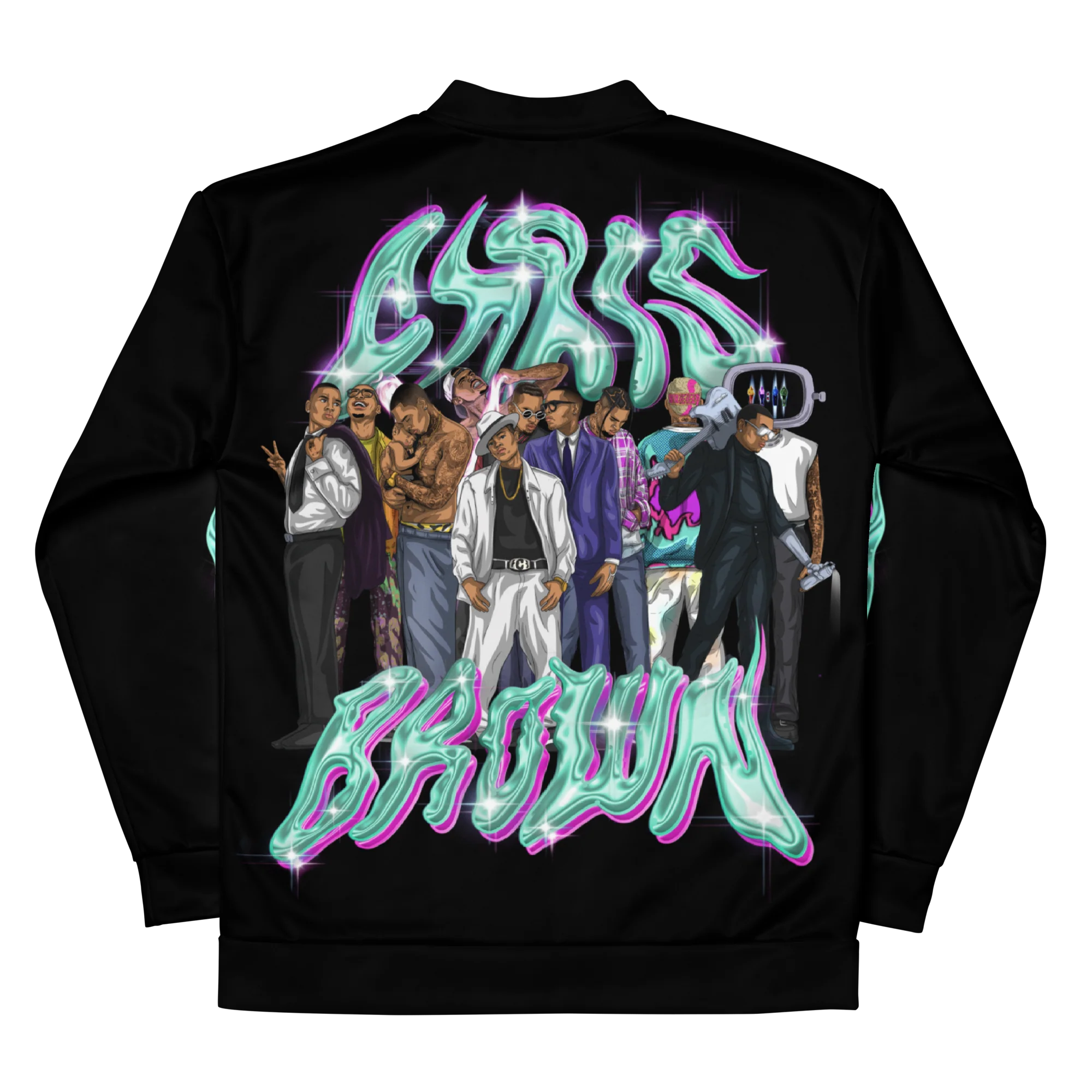 20 YEARS OF CB BY HULIO Unisex Bomber Jacket - Image 2