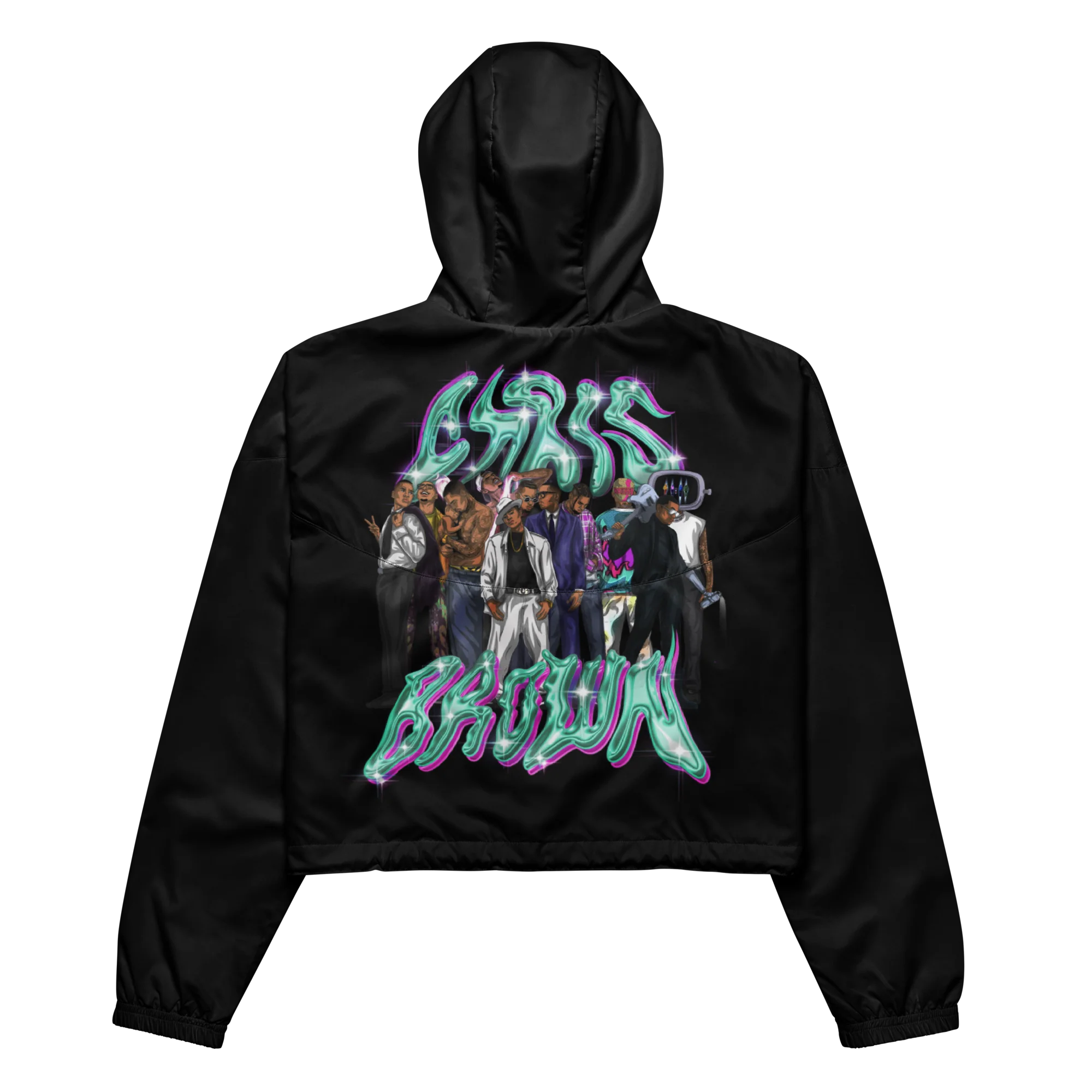 20 YEARS OF CB BY HULIO Women’s cropped windbreaker - Image 2