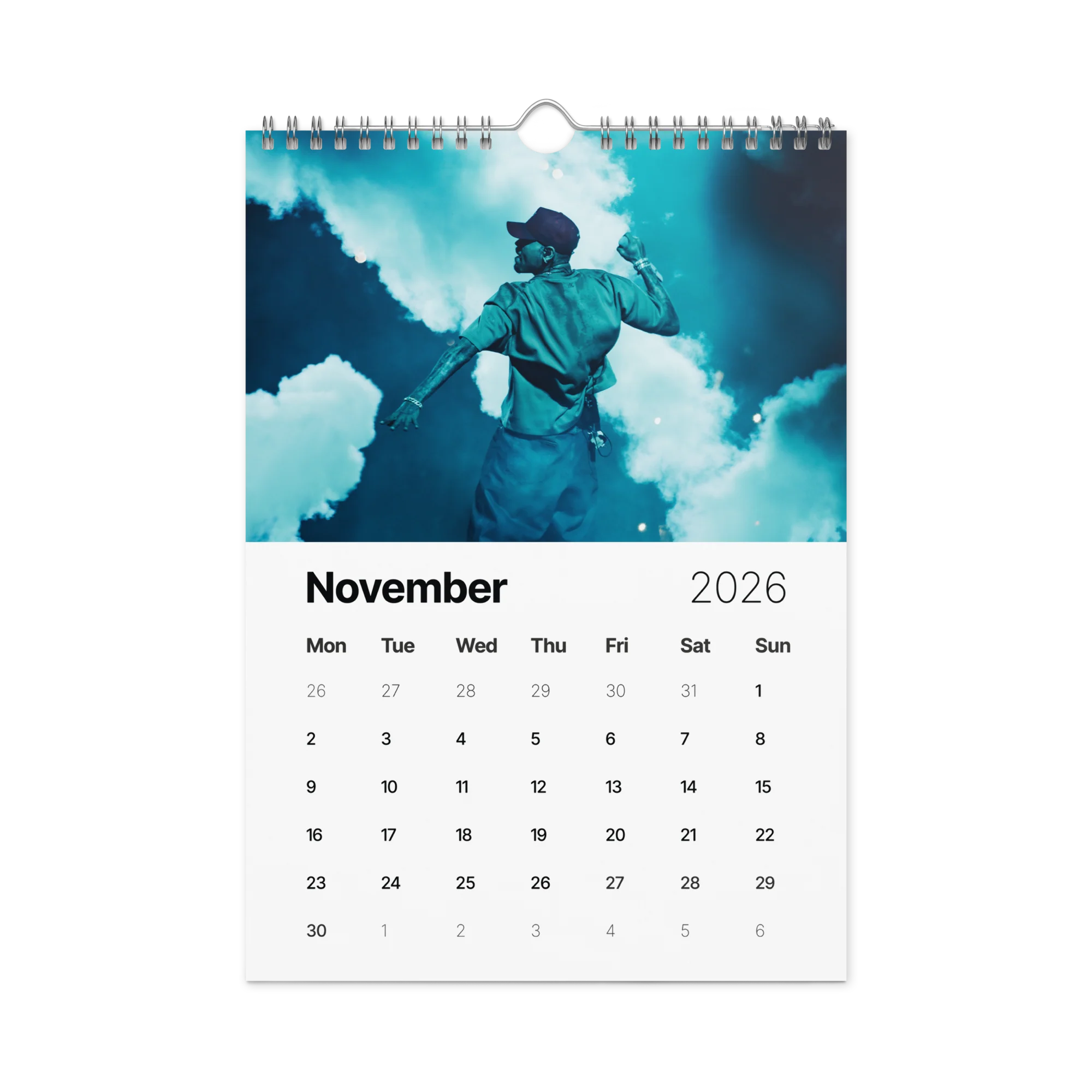 20 YEARS OF CHRIS BROWN (BREEZY BOWL XX) Wall calendar (2026) - Image 12