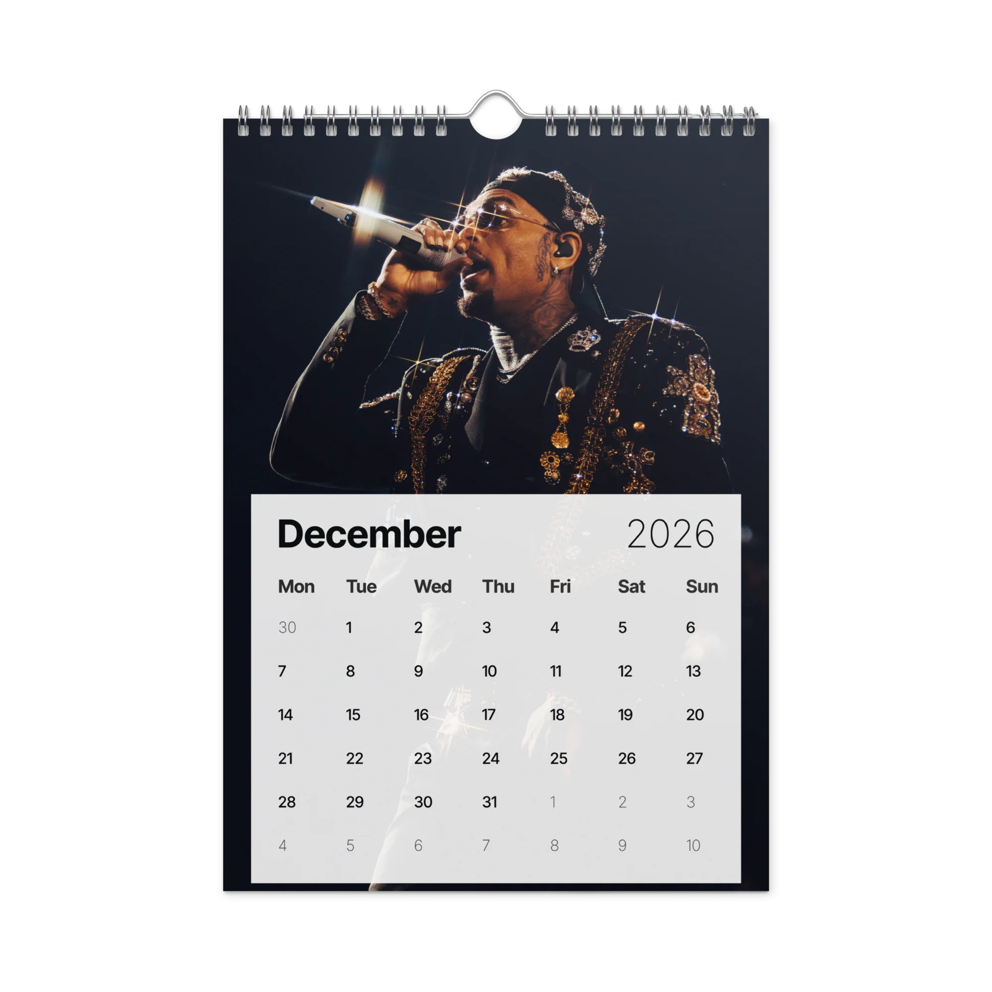 20 YEARS OF CHRIS BROWN (BREEZY BOWL XX) Wall calendar (2026) - Image 13
