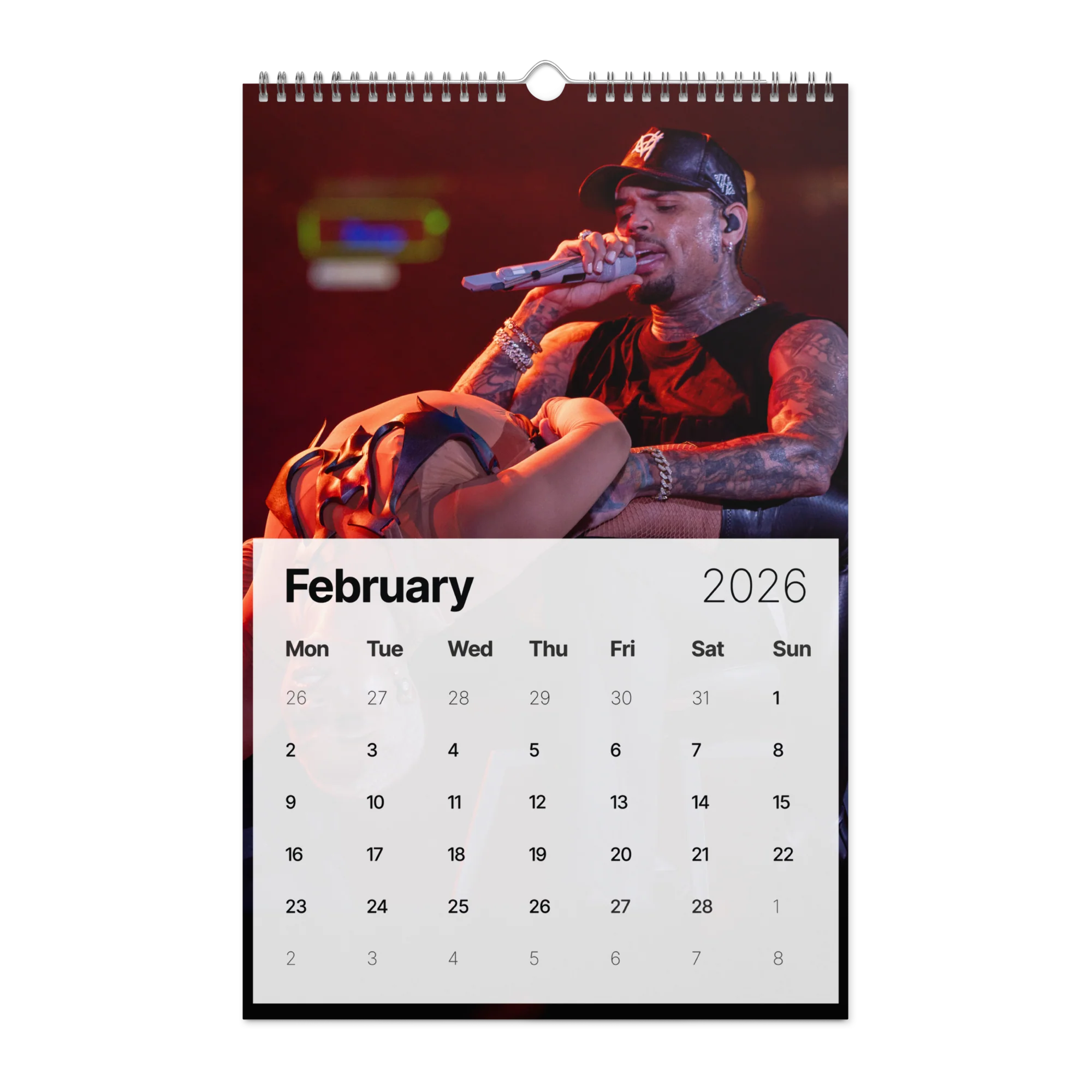 20 YEARS OF CHRIS BROWN (BREEZY BOWL XX) Wall calendar (2026) - Image 16