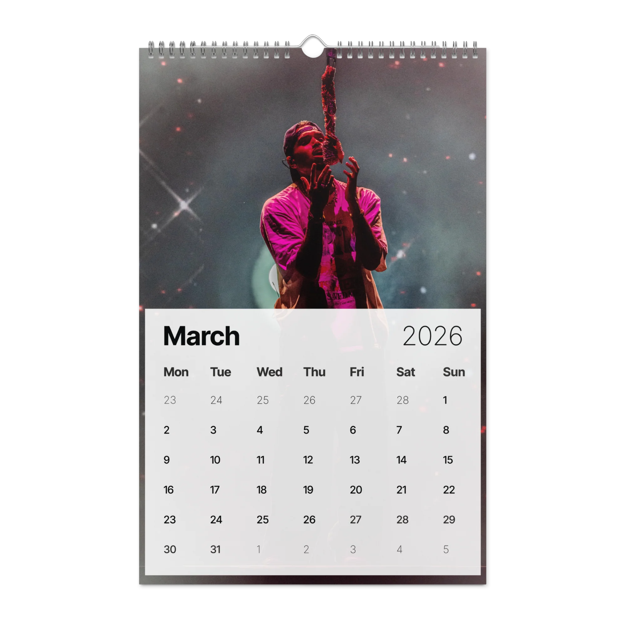 20 YEARS OF CHRIS BROWN (BREEZY BOWL XX) Wall calendar (2026) - Image 17