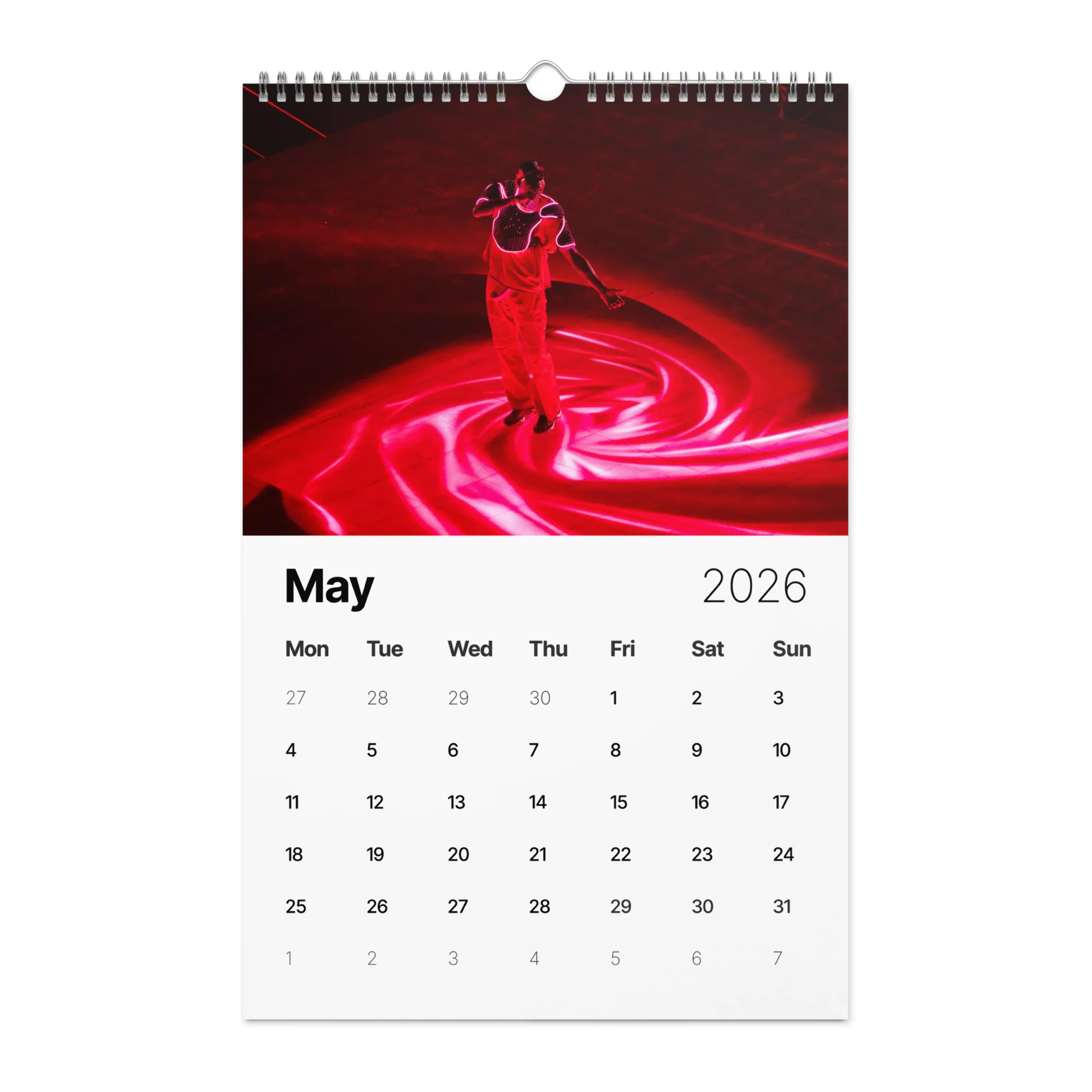 20 YEARS OF CHRIS BROWN (BREEZY BOWL XX) Wall calendar (2026) - Image 19