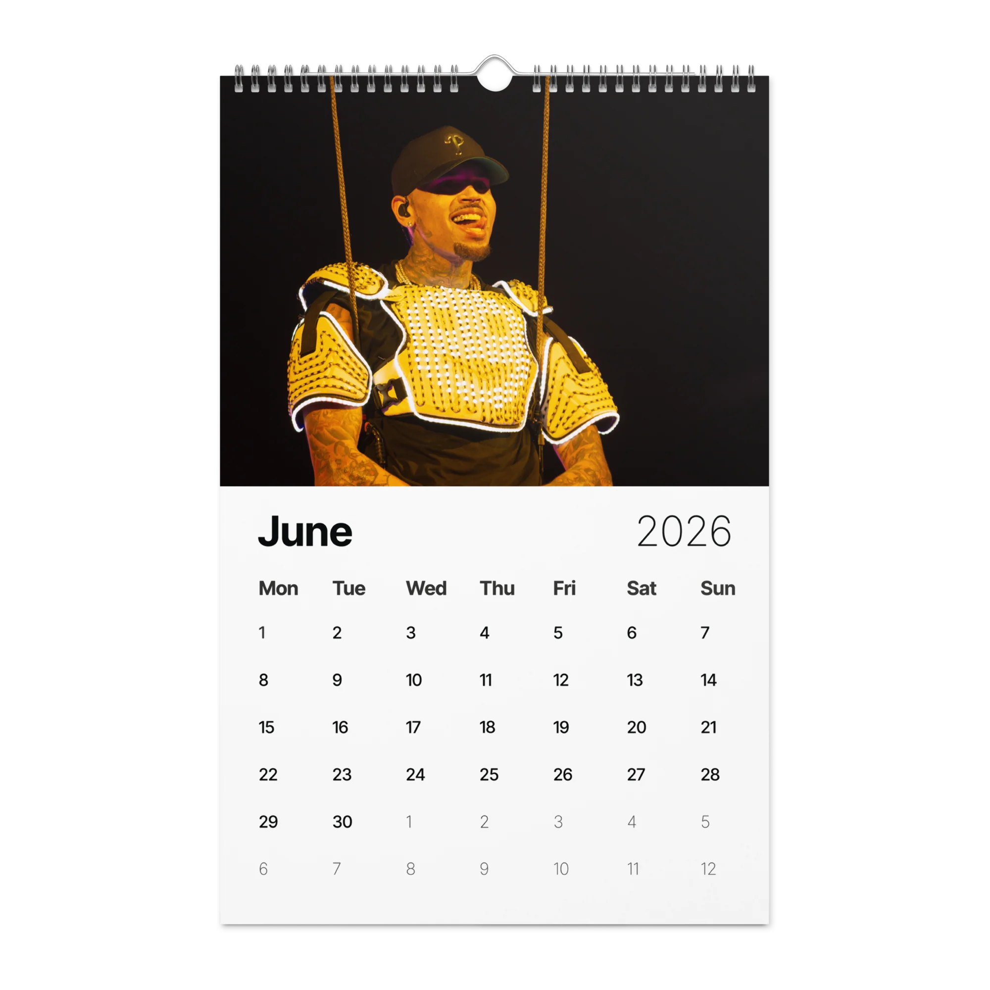 20 YEARS OF CHRIS BROWN (BREEZY BOWL XX) Wall calendar (2026) - Image 20