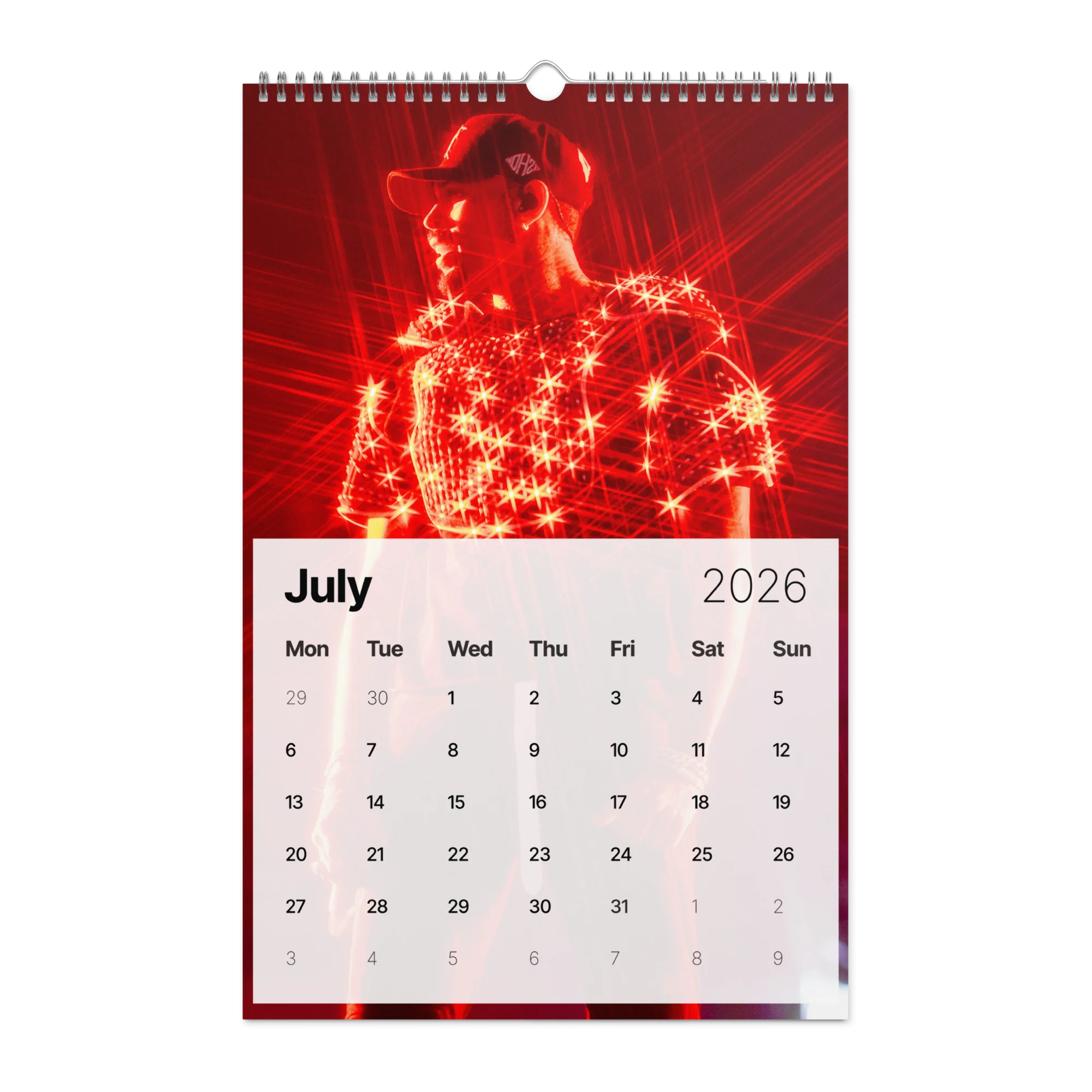 20 YEARS OF CHRIS BROWN (BREEZY BOWL XX) Wall calendar (2026) - Image 21