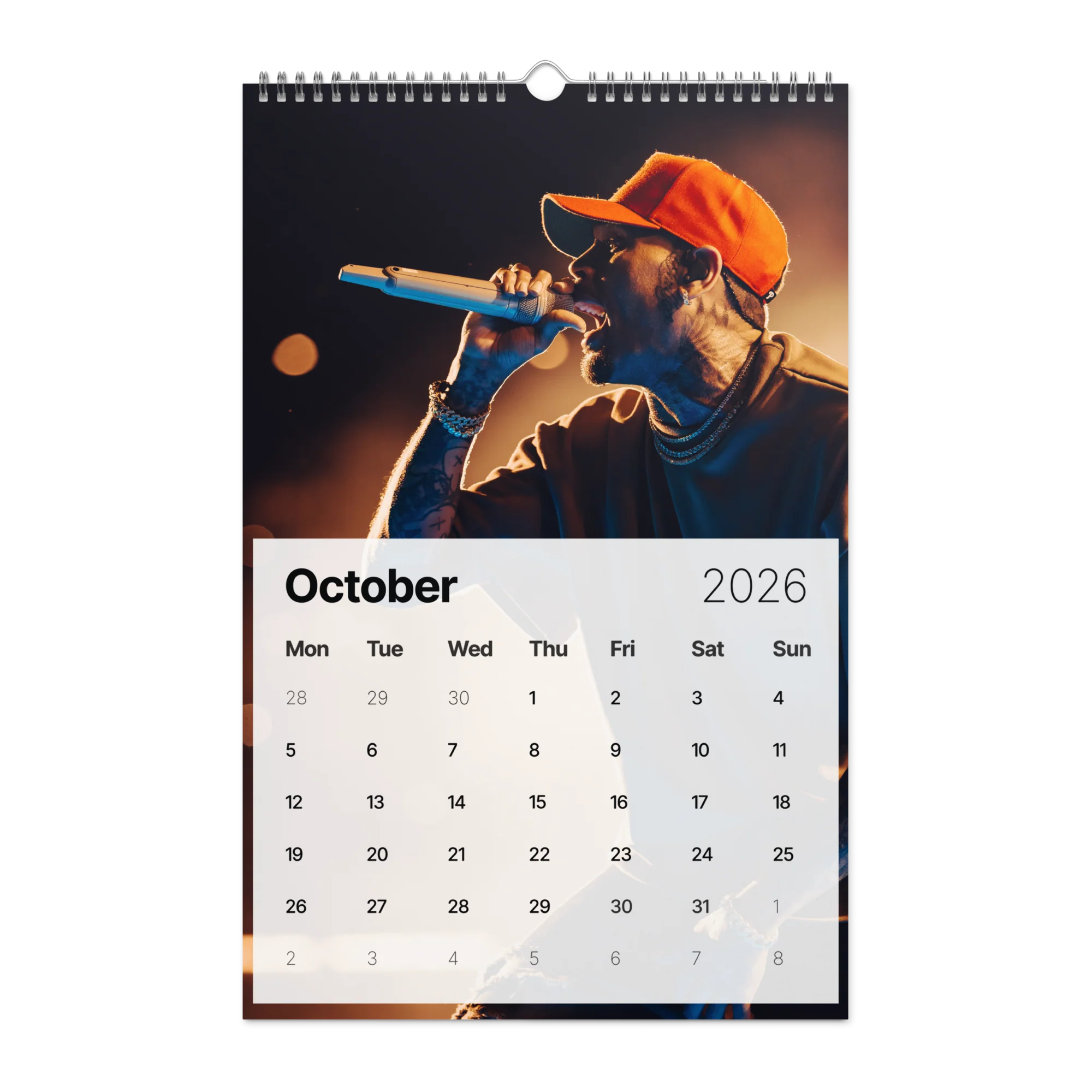 20 YEARS OF CHRIS BROWN (BREEZY BOWL XX) Wall calendar (2026) - Image 24