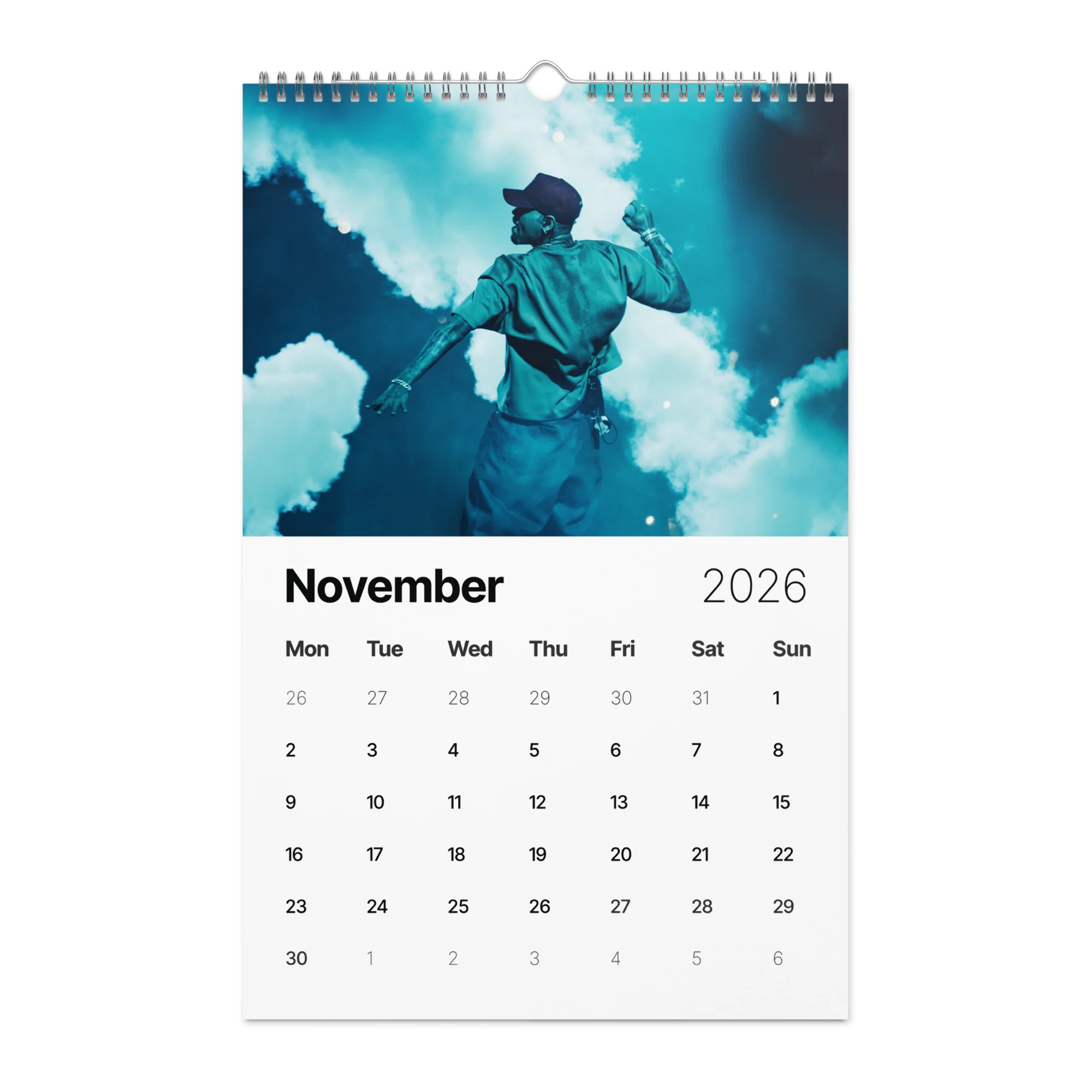 20 YEARS OF CHRIS BROWN (BREEZY BOWL XX) Wall calendar (2026) - Image 25