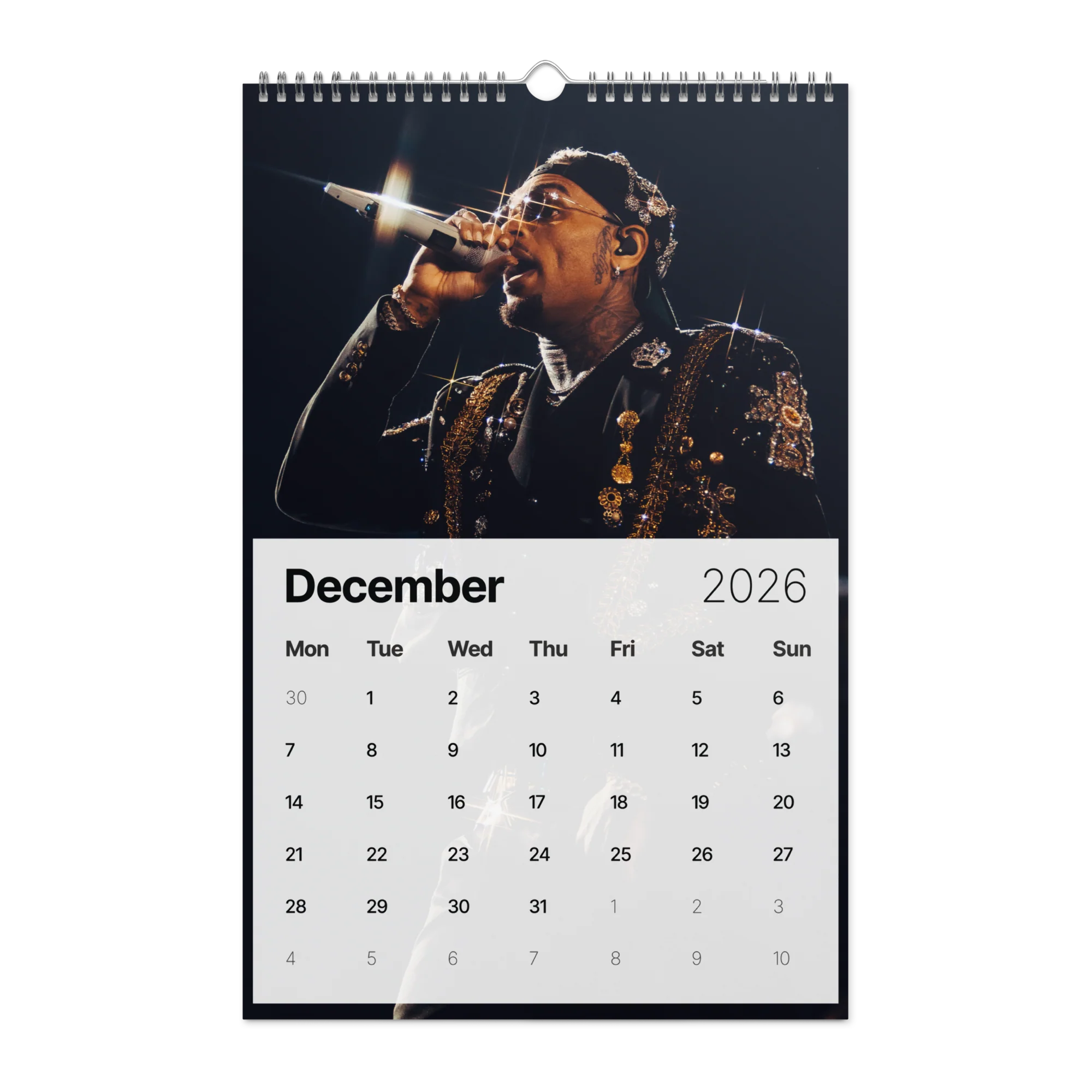20 YEARS OF CHRIS BROWN (BREEZY BOWL XX) Wall calendar (2026) - Image 26
