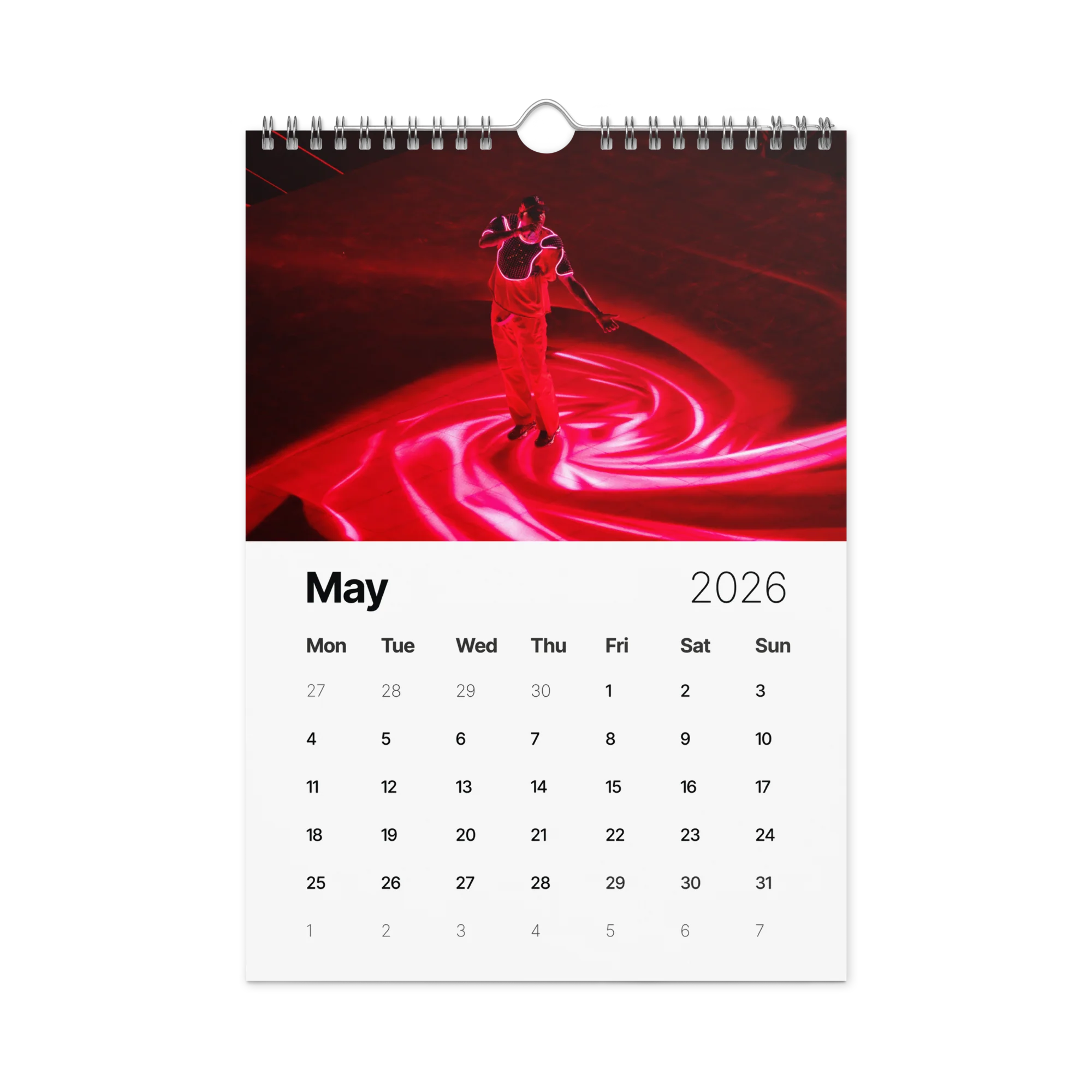 20 YEARS OF CHRIS BROWN (BREEZY BOWL XX) Wall calendar (2026) - Image 6