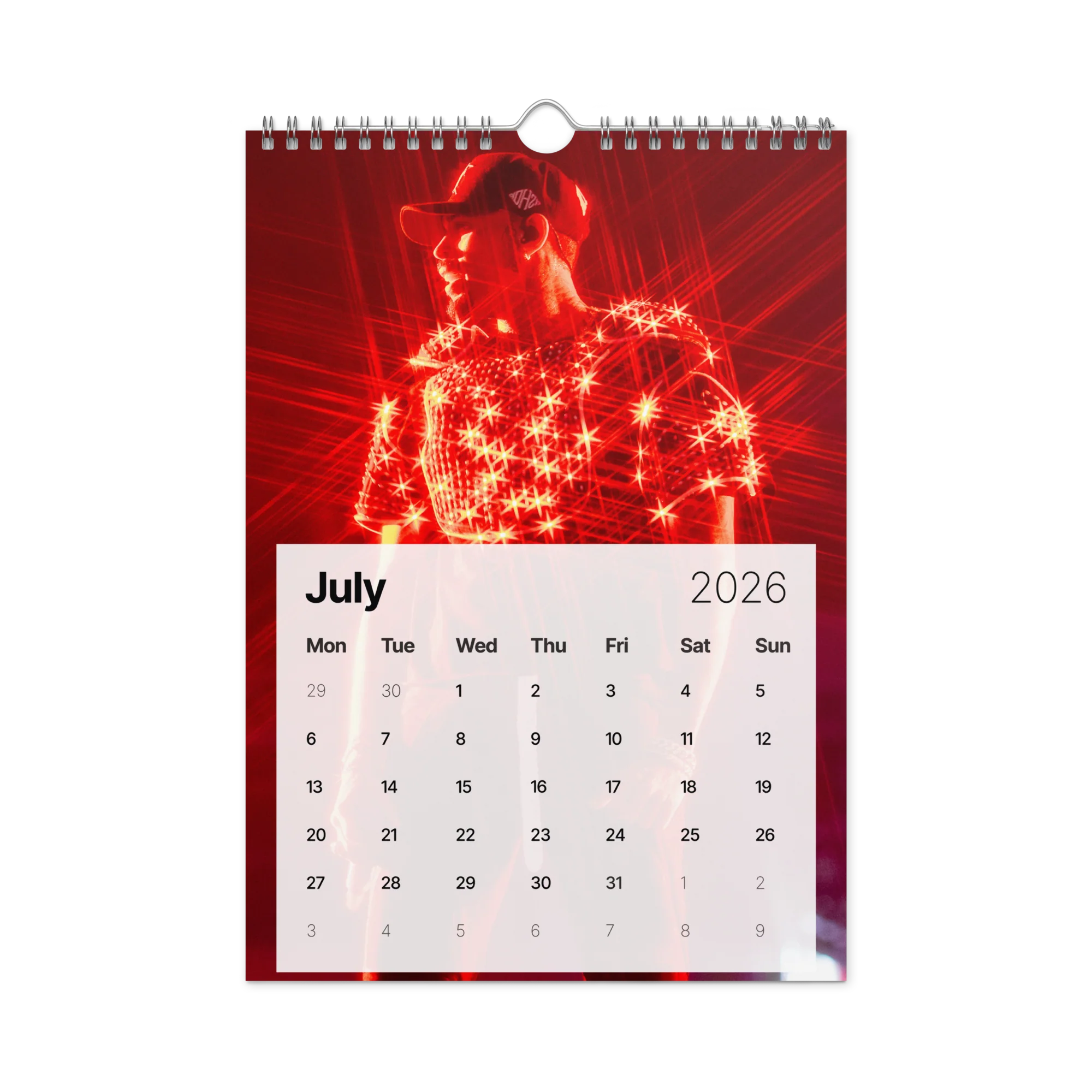 20 YEARS OF CHRIS BROWN (BREEZY BOWL XX) Wall calendar (2026) - Image 8