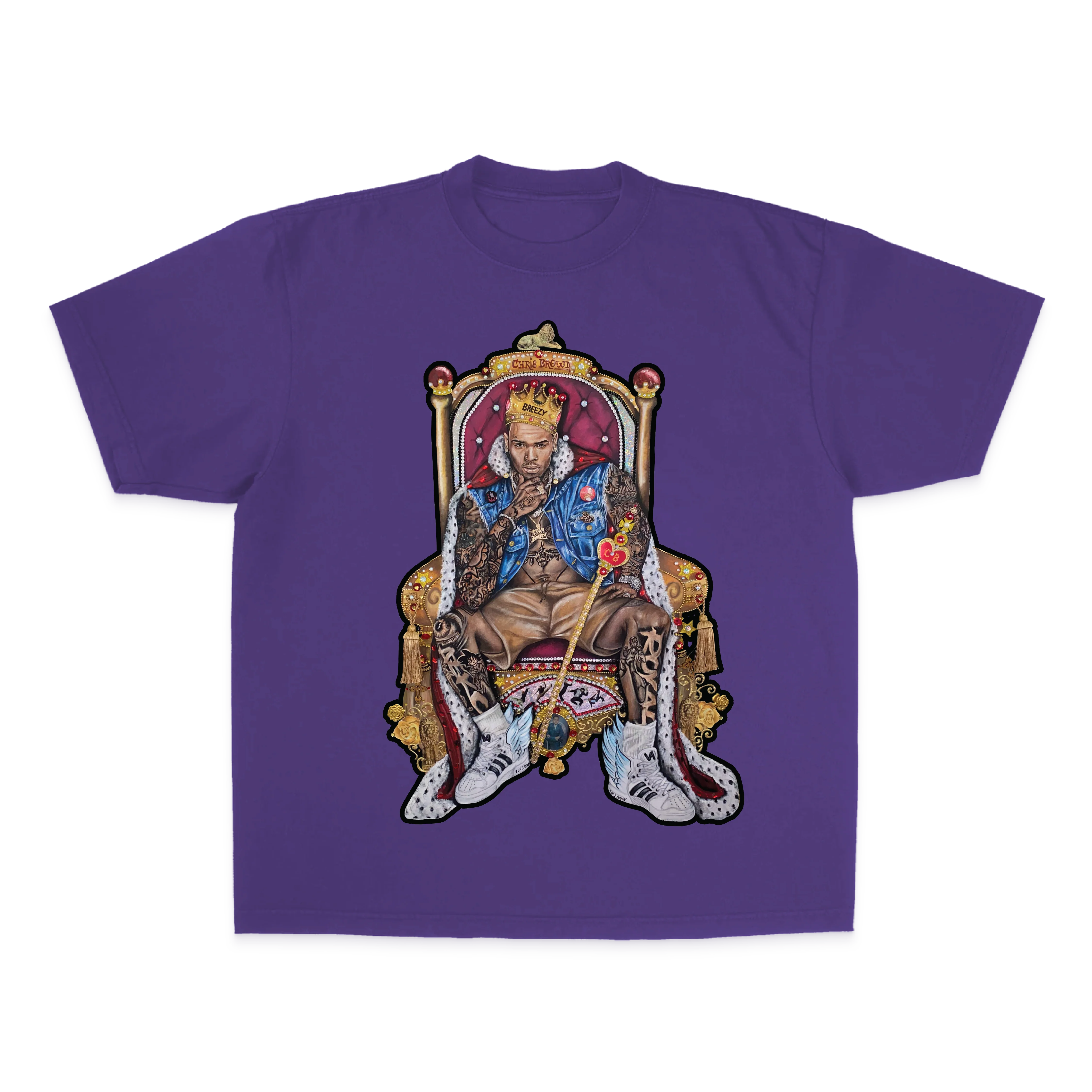 "20 YEARS OF CHRIS BROWN" BY ERICA KRISSY S/S T-SHIRT - Image 3