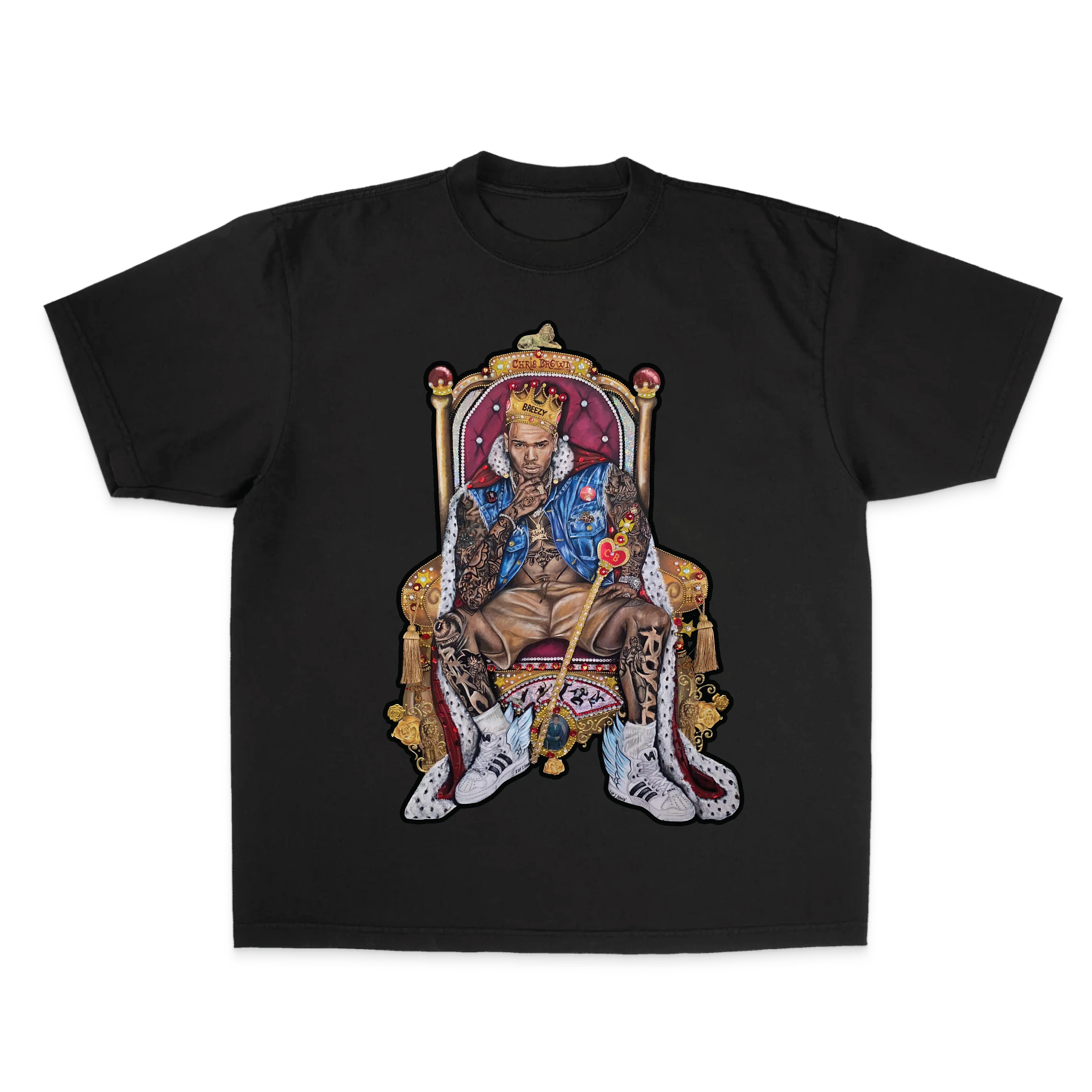 "20 YEARS OF CHRIS BROWN" BY ERICA KRISSY S/S T-SHIRT - Image 5