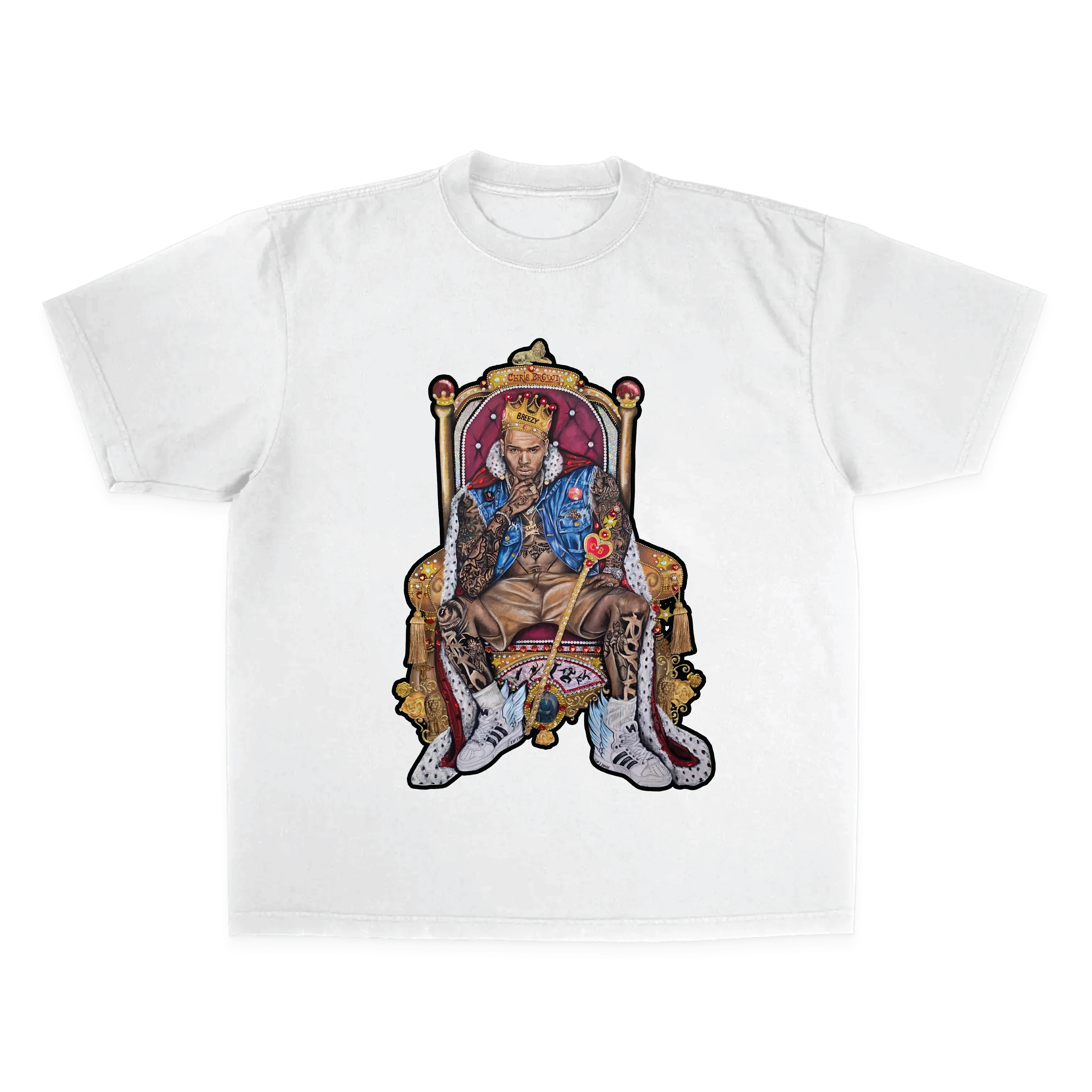 "20 YEARS OF CHRIS BROWN" BY ERICA KRISSY S/S T-SHIRT - Image 7