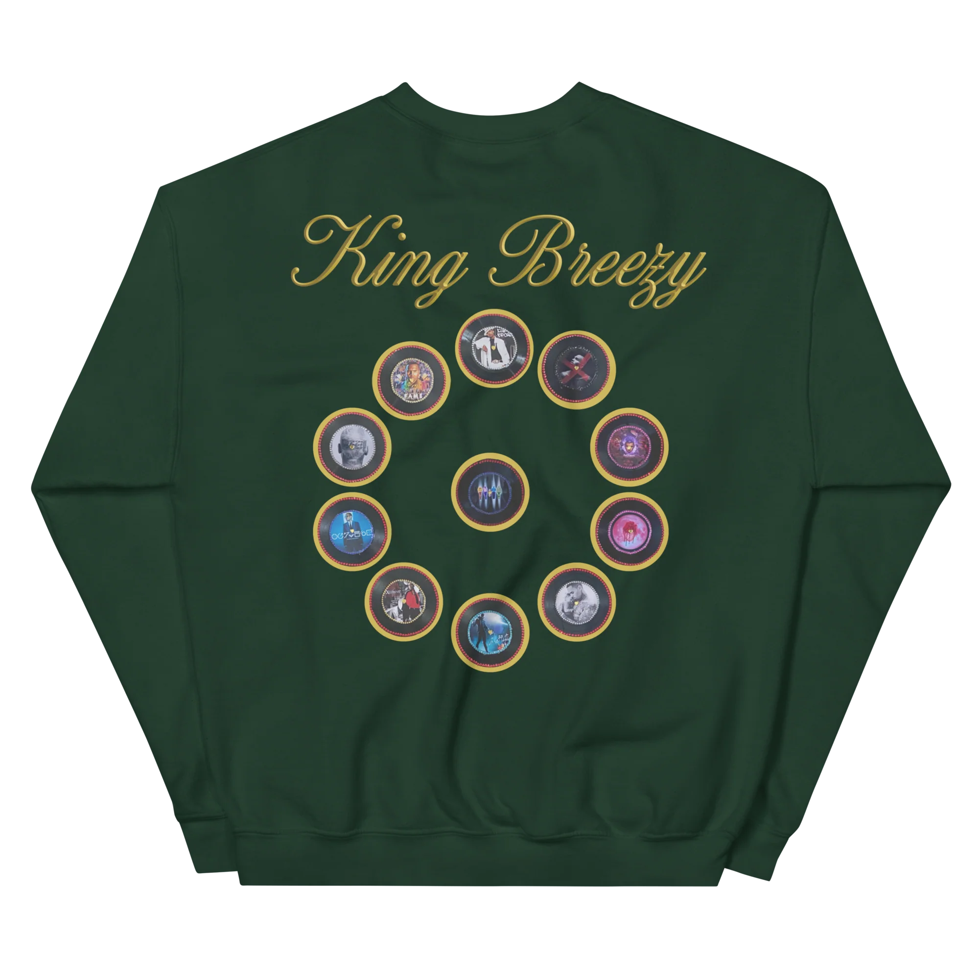 "20 YEARS OF CHRIS BROWN" BY ERICA KRISSY UNISEX SWEATSHIRT - Image 6