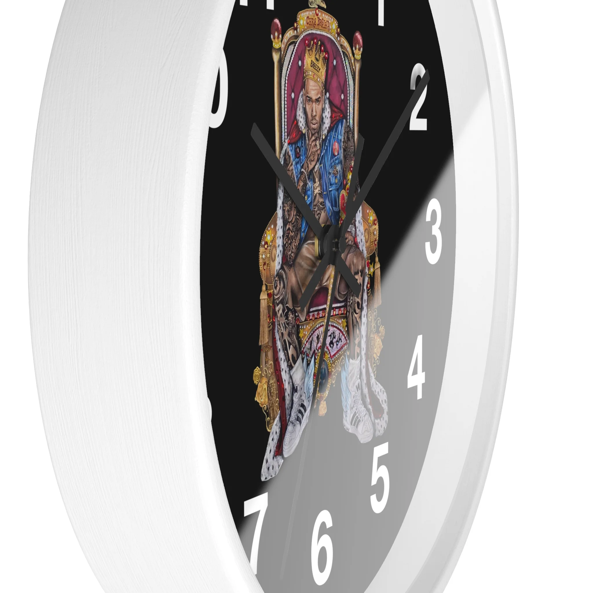 "20 YEARS OF CHRIS BROWN" BY ERICA KRISSY Wall Clock - Image 11