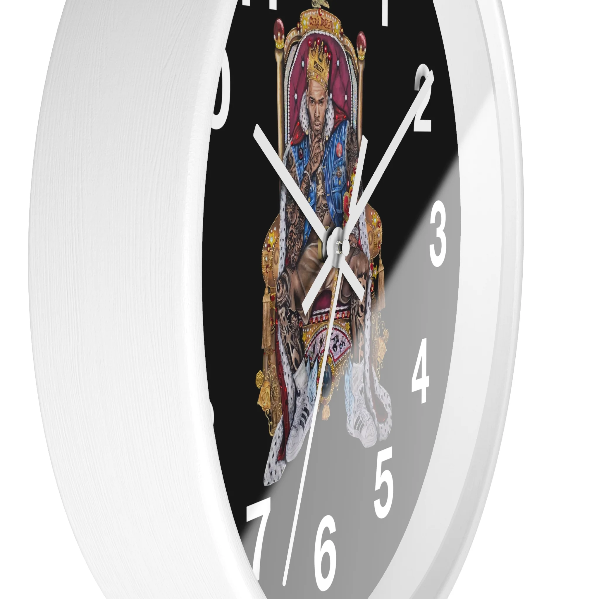 "20 YEARS OF CHRIS BROWN" BY ERICA KRISSY Wall Clock - Image 13