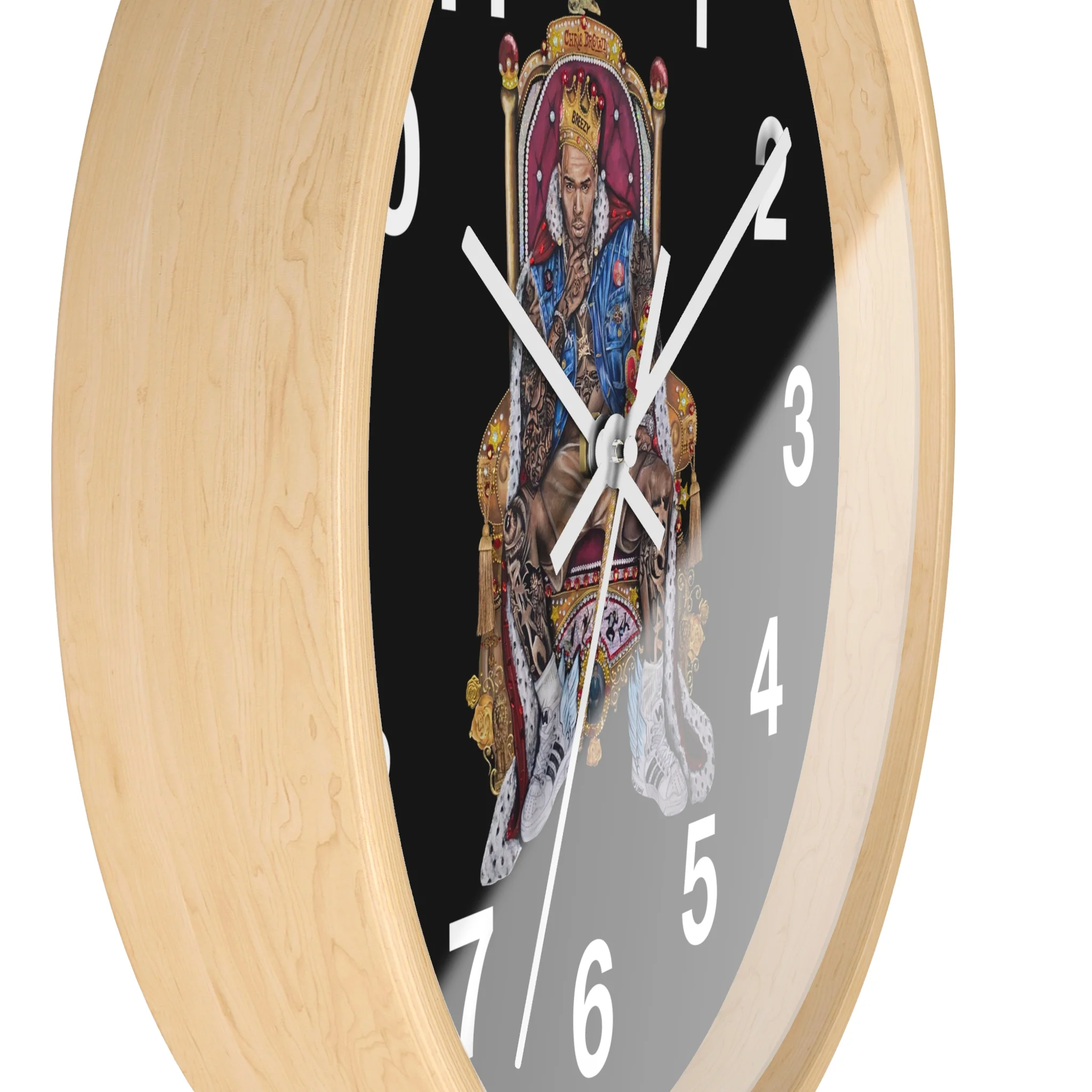 "20 YEARS OF CHRIS BROWN" BY ERICA KRISSY Wall Clock - Image 17