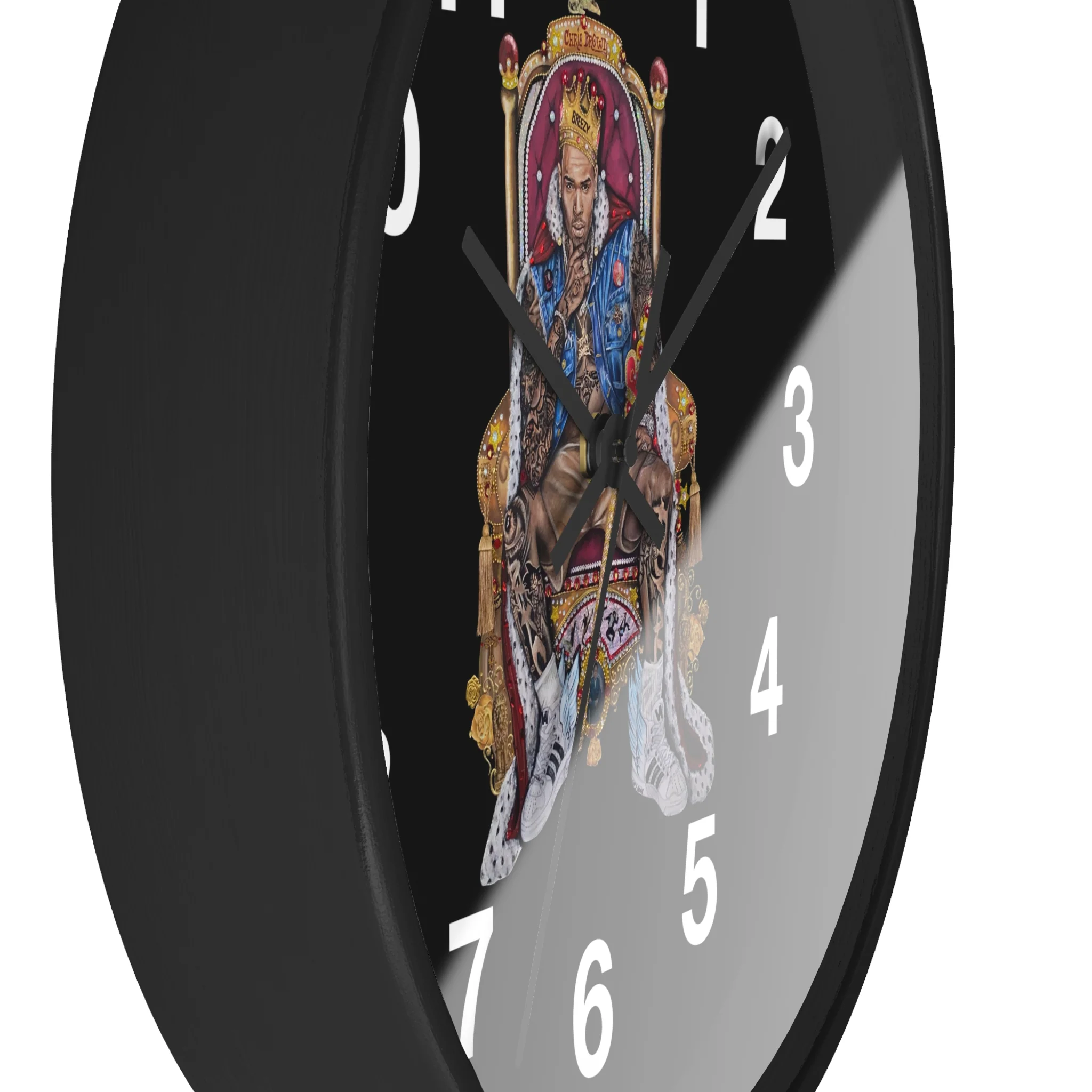 "20 YEARS OF CHRIS BROWN" BY ERICA KRISSY Wall Clock - Image 7