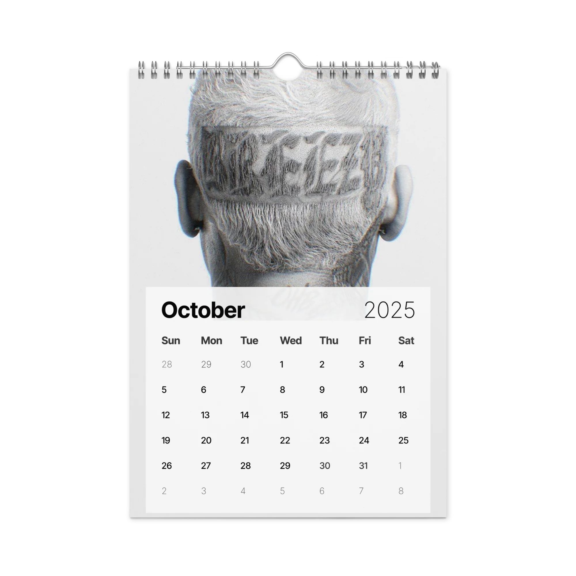 "20 YEARS OF CHRIS BROWN" BY ERICA KRISSY Wall Calendar (2025) - Image 11