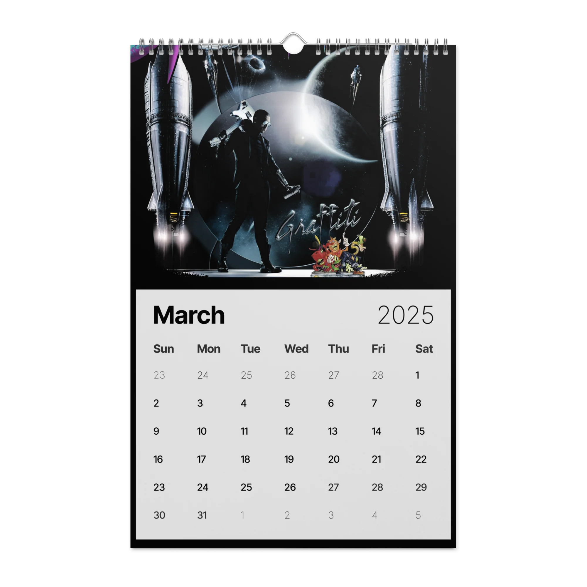 "20 YEARS OF CHRIS BROWN" BY ERICA KRISSY Wall Calendar (2025) - Image 17