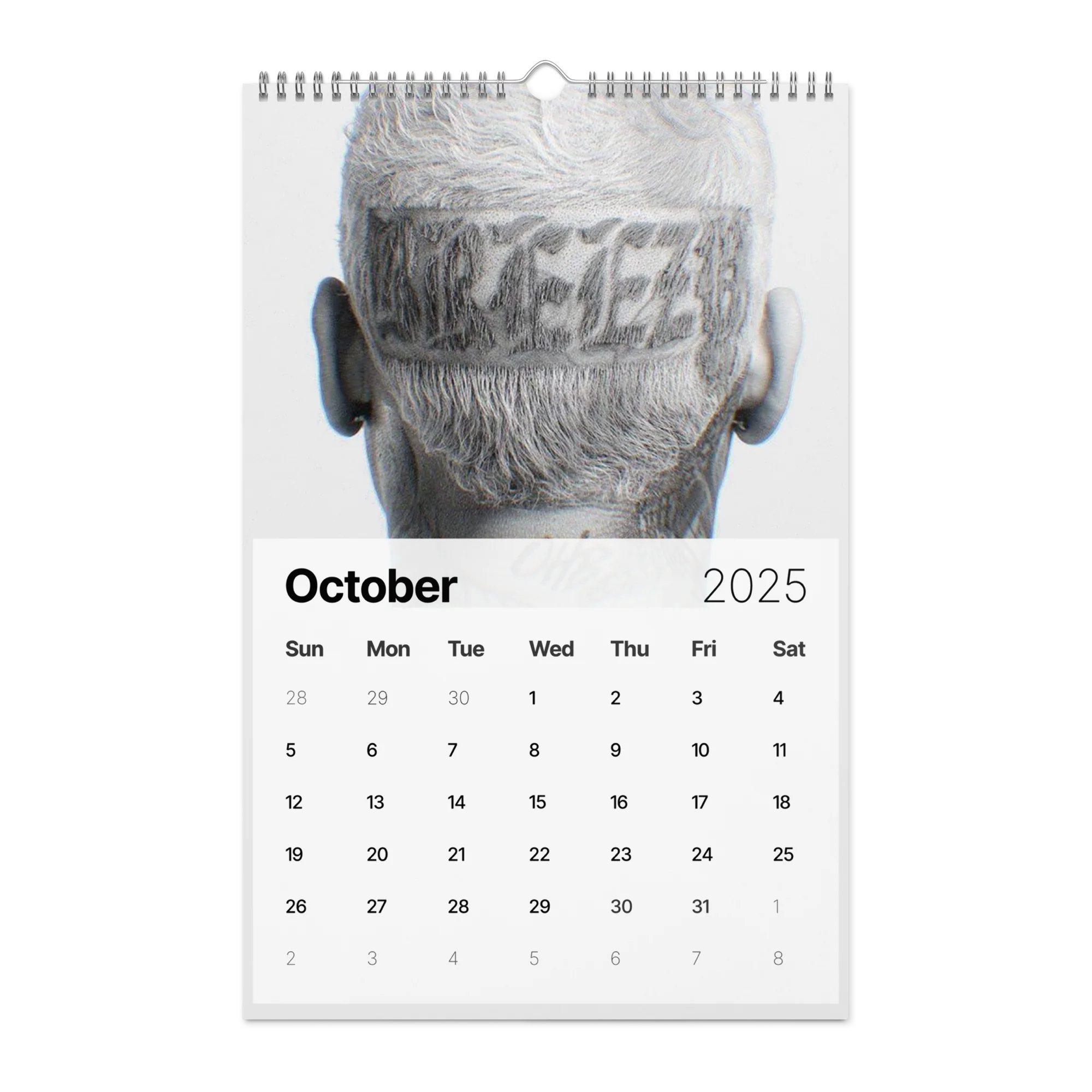 "20 YEARS OF CHRIS BROWN" BY ERICA KRISSY Wall Calendar (2025) - Image 24