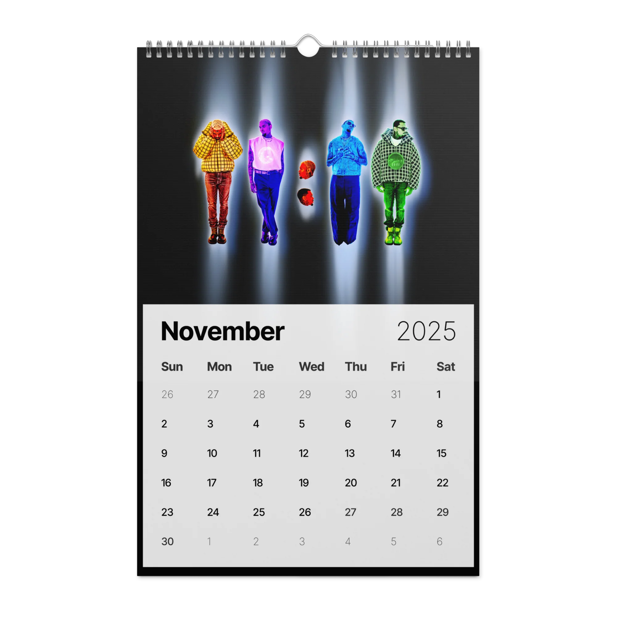 "20 YEARS OF CHRIS BROWN" BY ERICA KRISSY Wall Calendar (2025) - Image 25