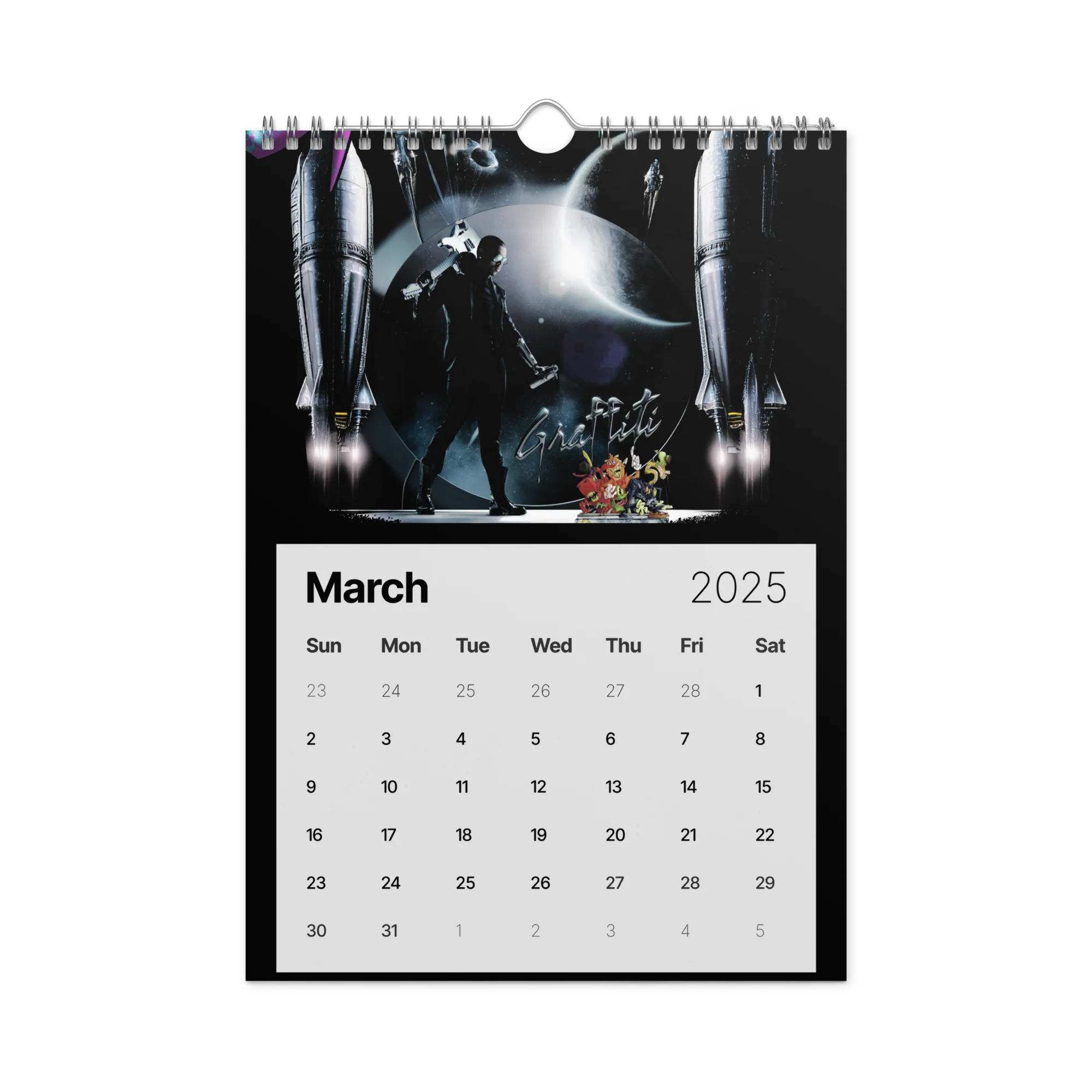 "20 YEARS OF CHRIS BROWN" BY ERICA KRISSY Wall Calendar (2025) - Image 4
