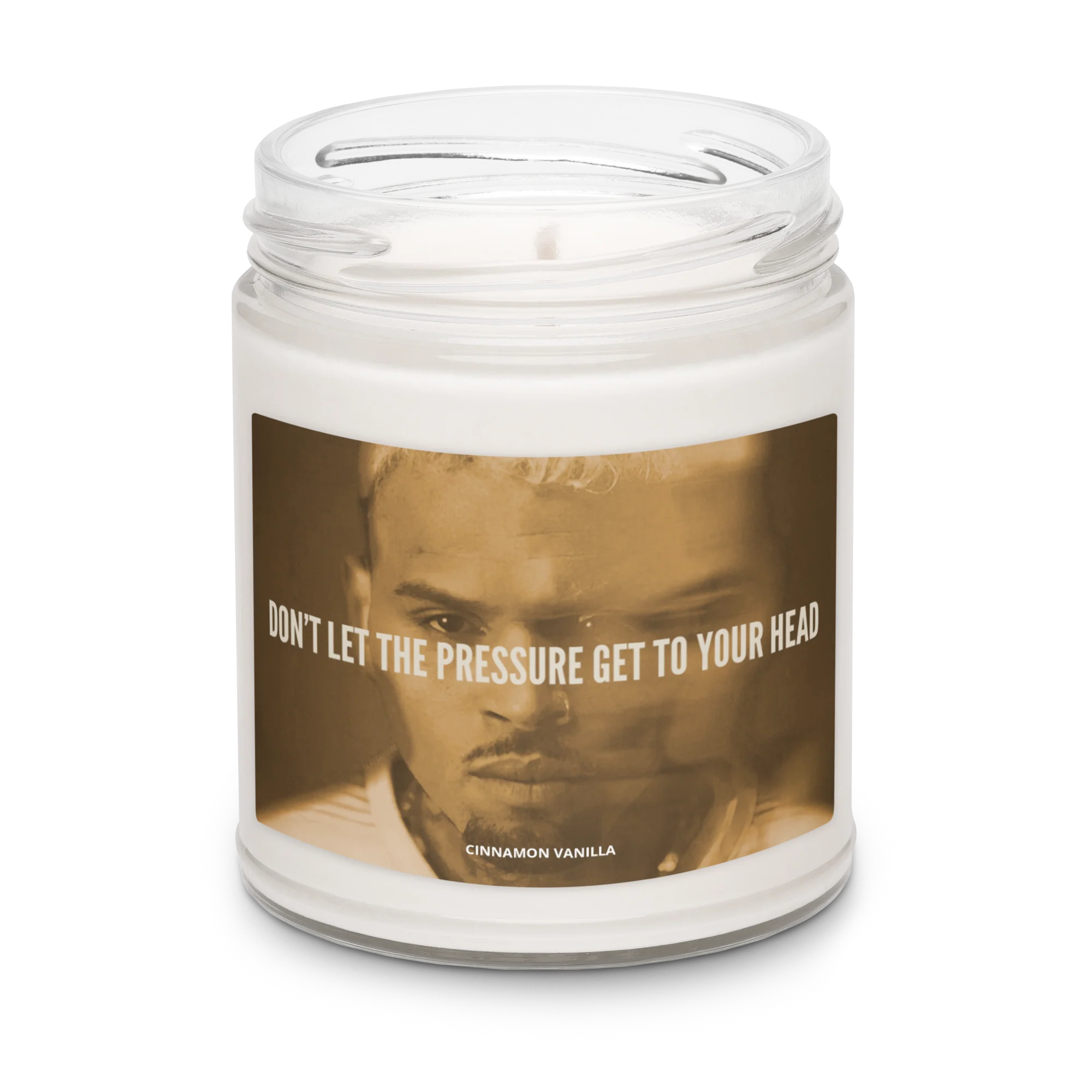 ANXIETY CINNAMON VANILLA SCENTED SOY CANDLE - Image 3