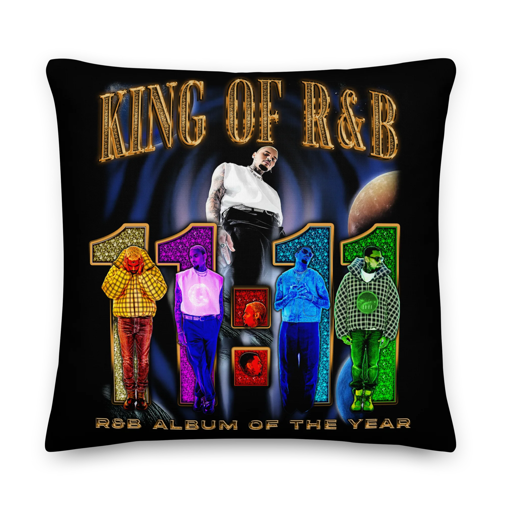 BEST R&B ALBUM (11:11 DELUXE) Premium Pillow - Image 3