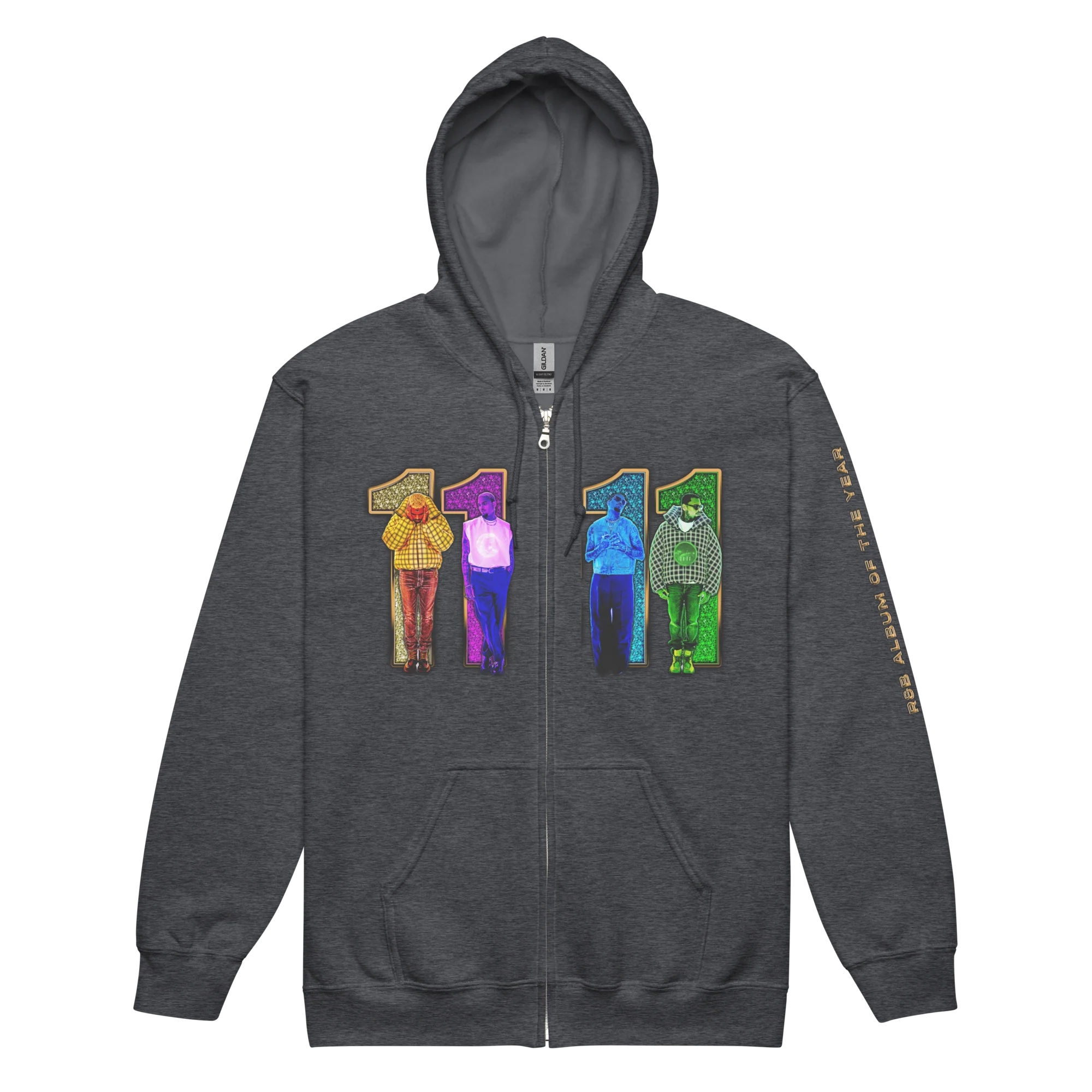 BEST R&B ALBUM (11:11 DELUXE) UNISEX ZIP HOODIE - Image 5