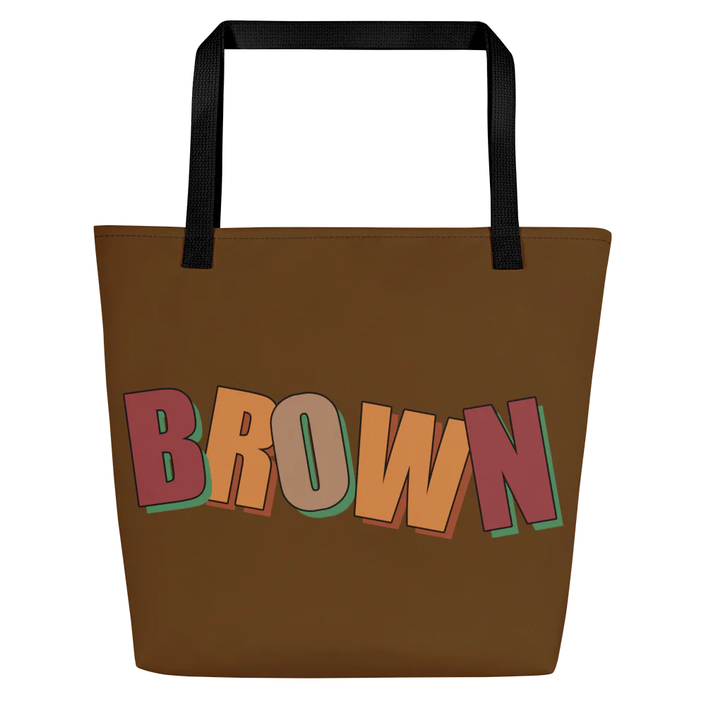 BREAK RULES All-Over Print Large Tote Bag - Image 2