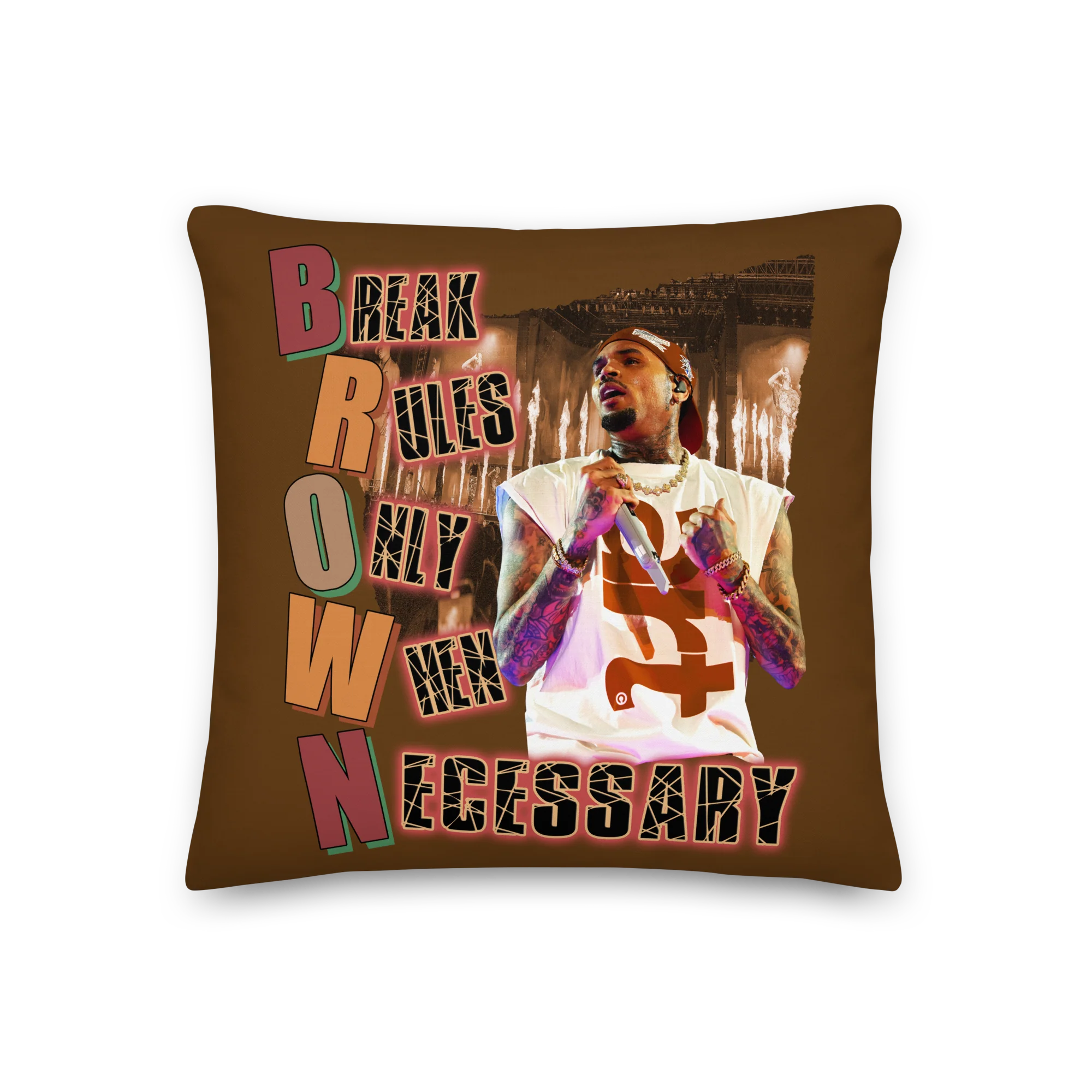 BREAK RULES Premium Pillow