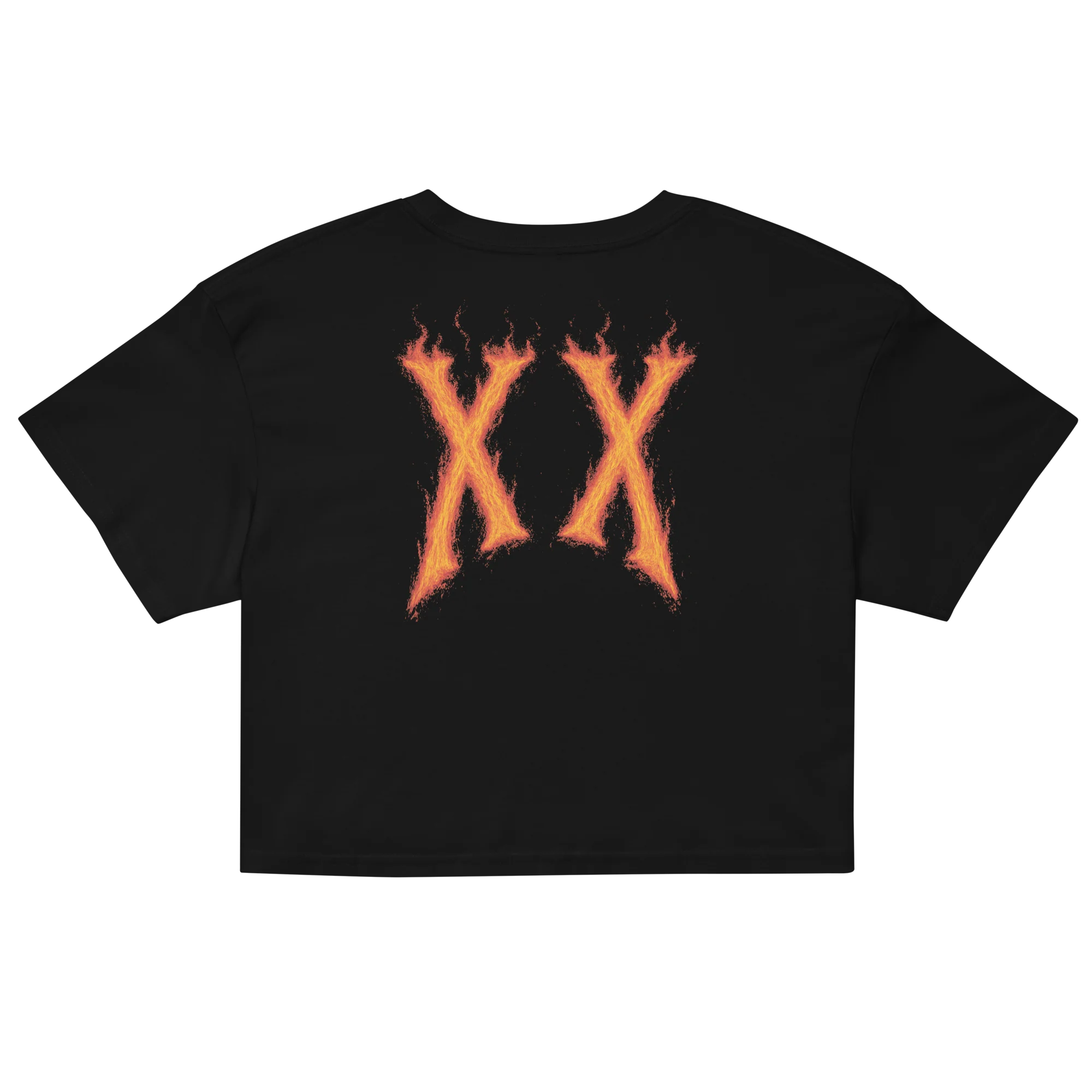 BREEZY BOWL FLAME WOMEN'S CROP TOP - Image 3