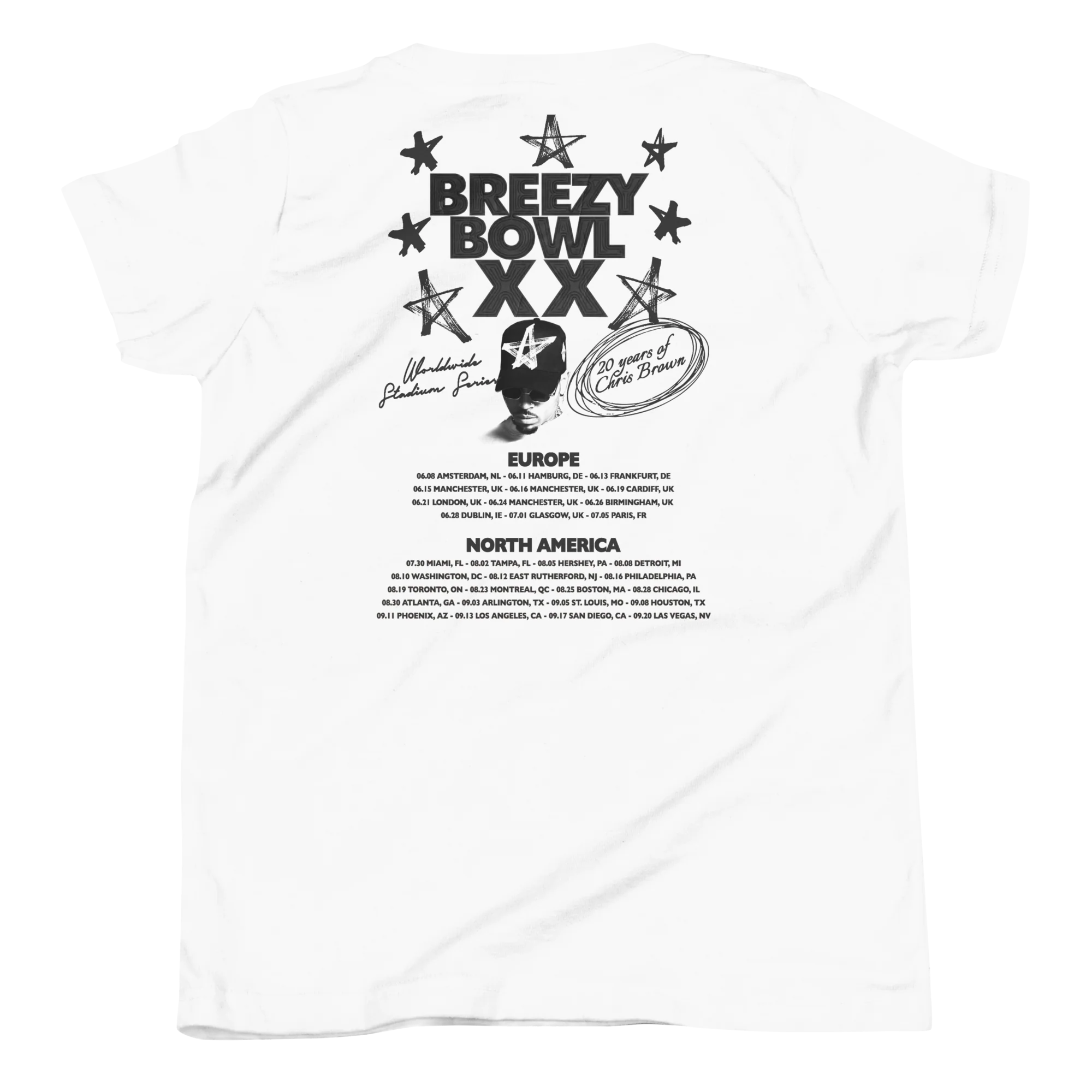 BREEZY BOWL XX PREGAME S/S T-SHIRT (YOUTH SIZE) - Image 2