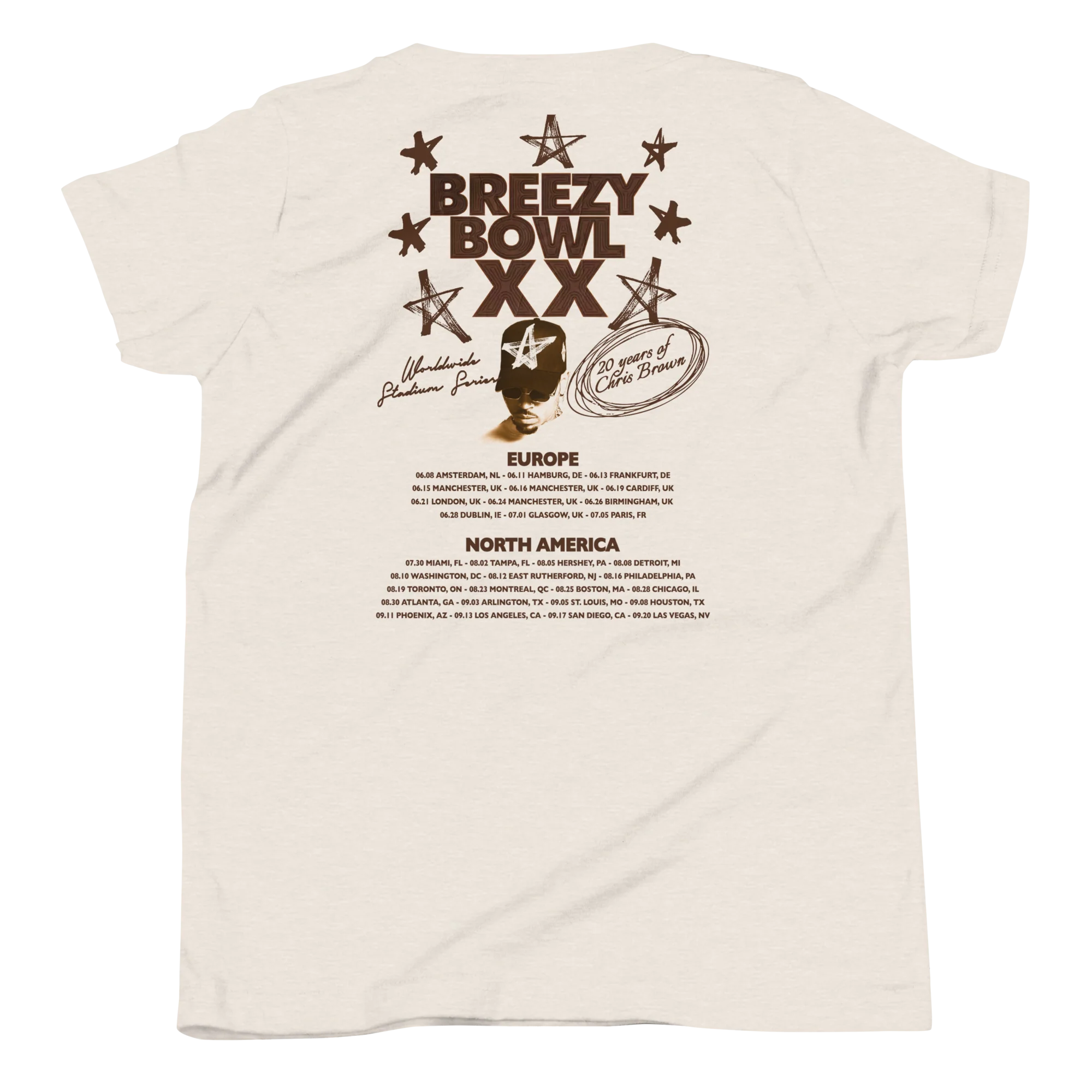BREEZY BOWL XX PREGAME S/S T-SHIRT (YOUTH SIZE) - Image 4