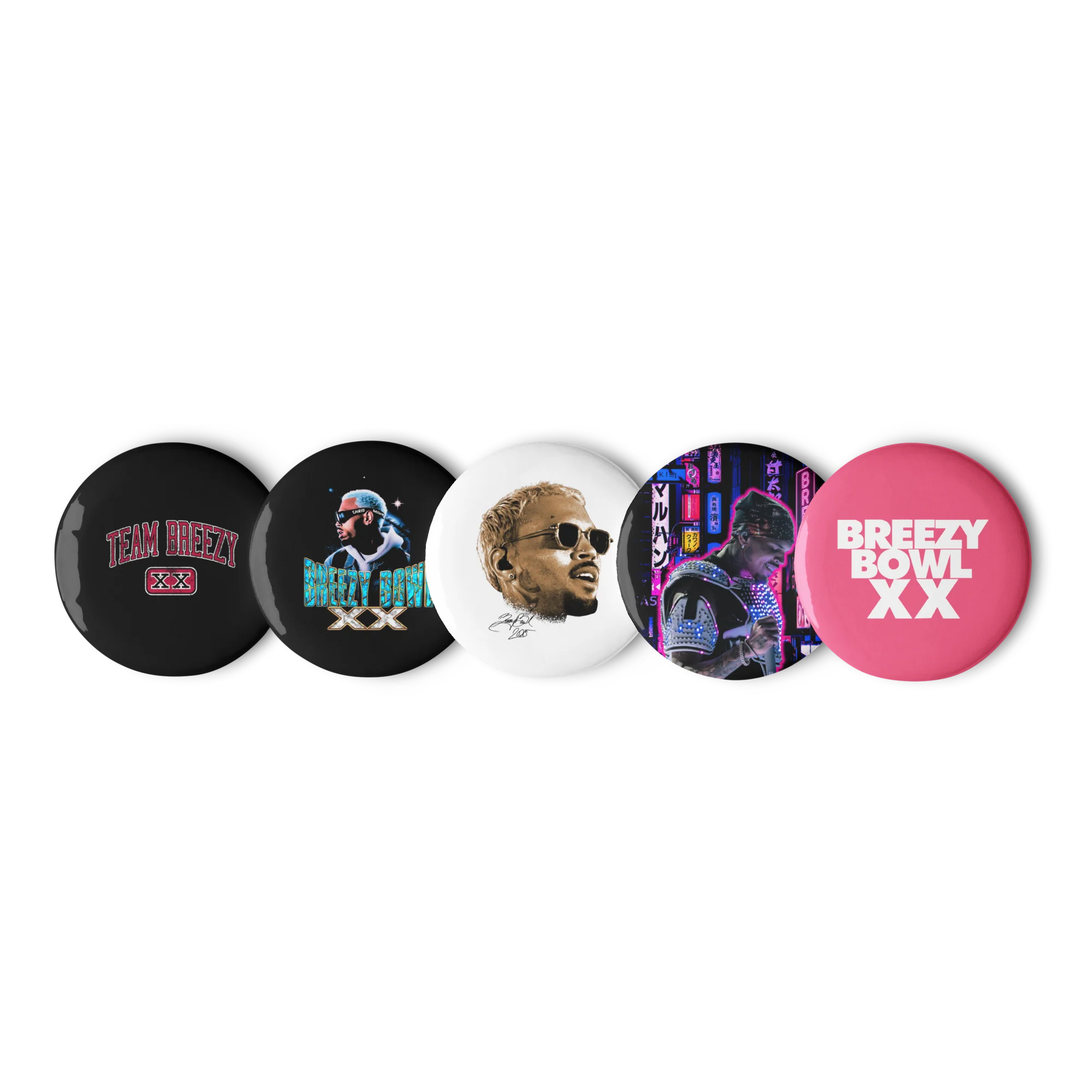 BREEZY BOWL XX V1 SET OF BUTTONS - Image 3