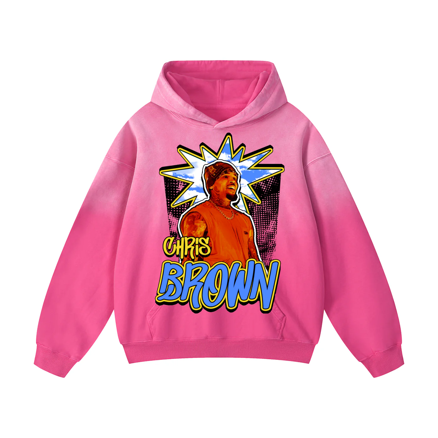 BREEZY EASTER SUN FADE PINK HOODIE