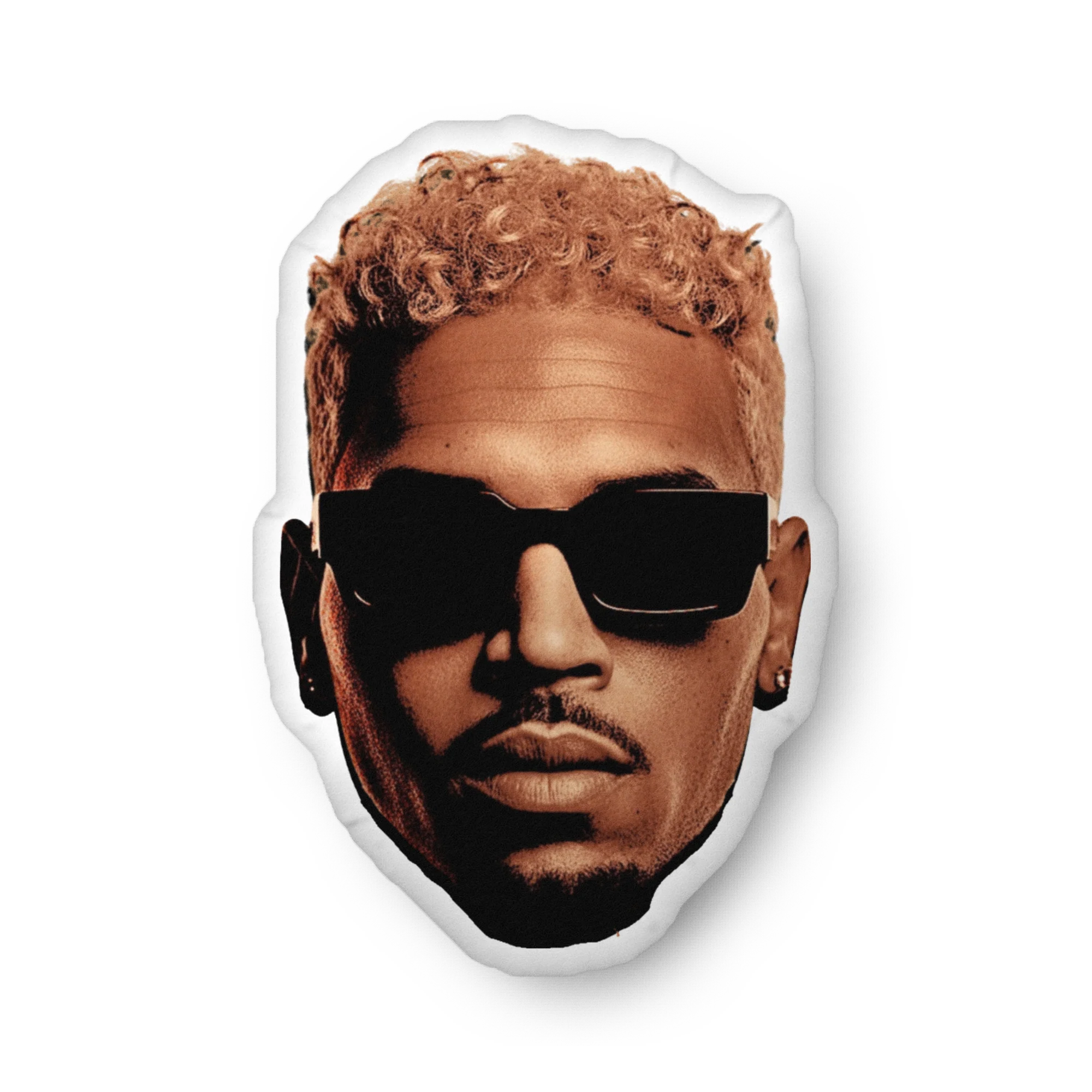 BROWN BIG HEAD Custom-shaped pillow