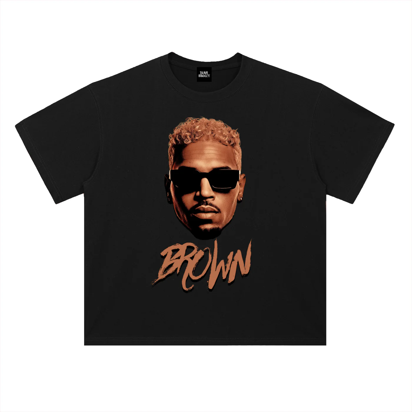 BROWN BIG HEAD S/S T-SHIRT