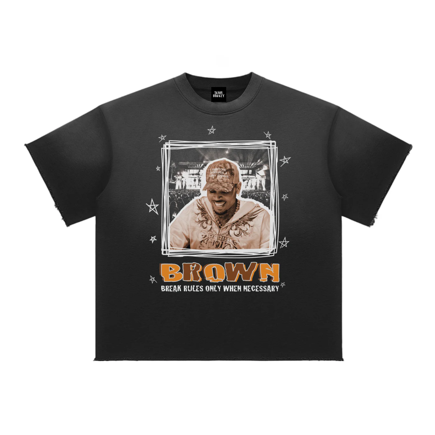 BROWN PREGAME SCRIBBLE S/S T-SHIRT