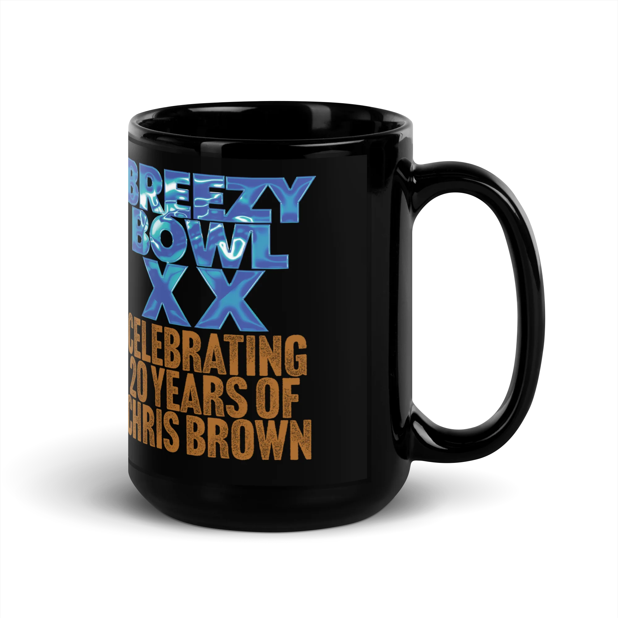 CAGE TO STAGE Black Glossy Mug - Image 5