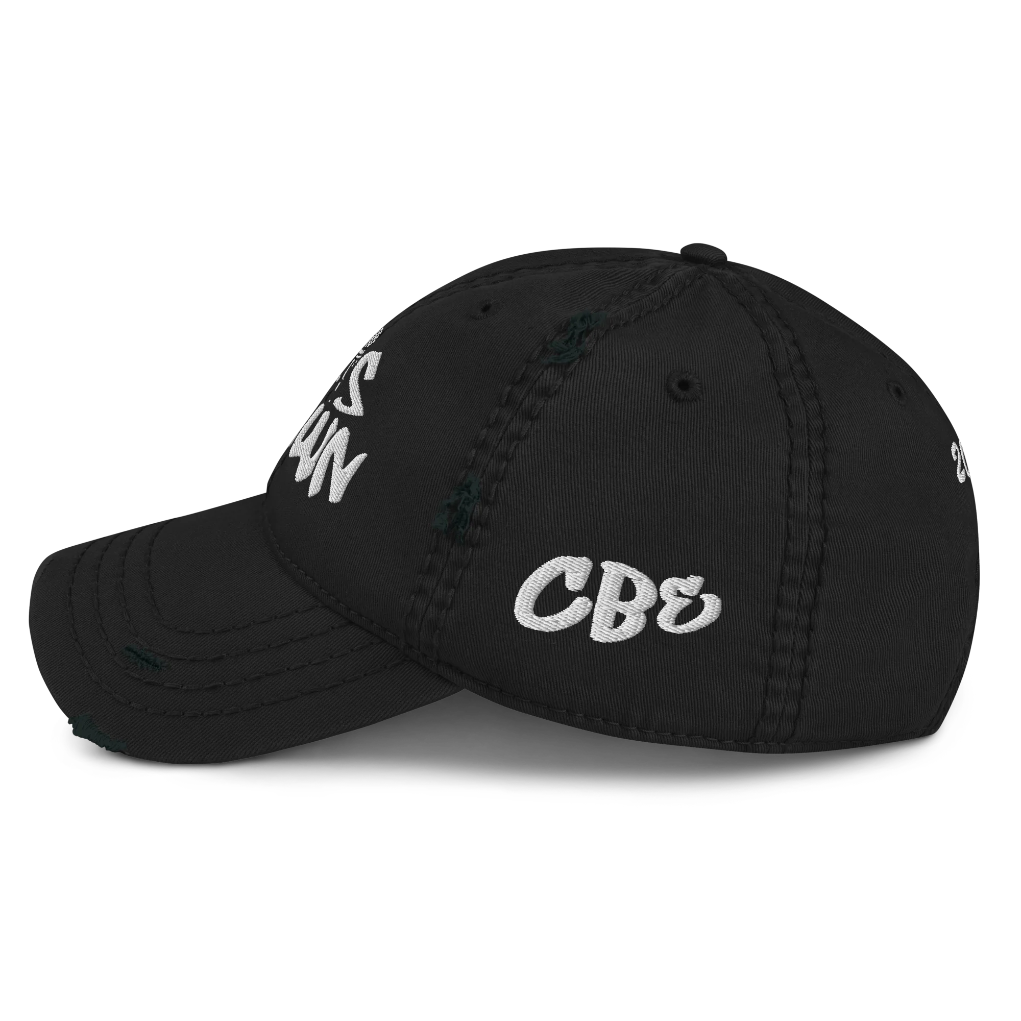 CHRIS BROWN (SELF TITLED) ANNIVERSARY Distressed Dad Hat - Image 4