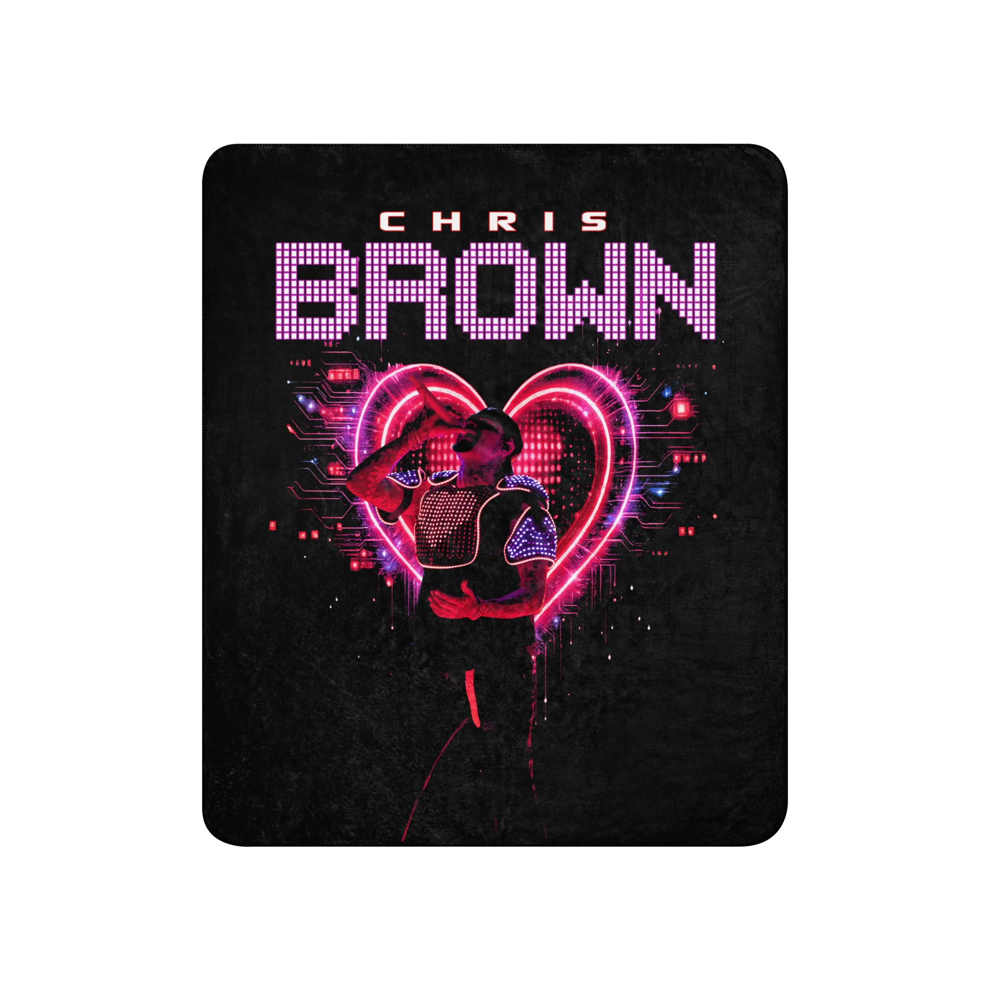 DIGITAL LOVE Sherpa blanket - Image 3