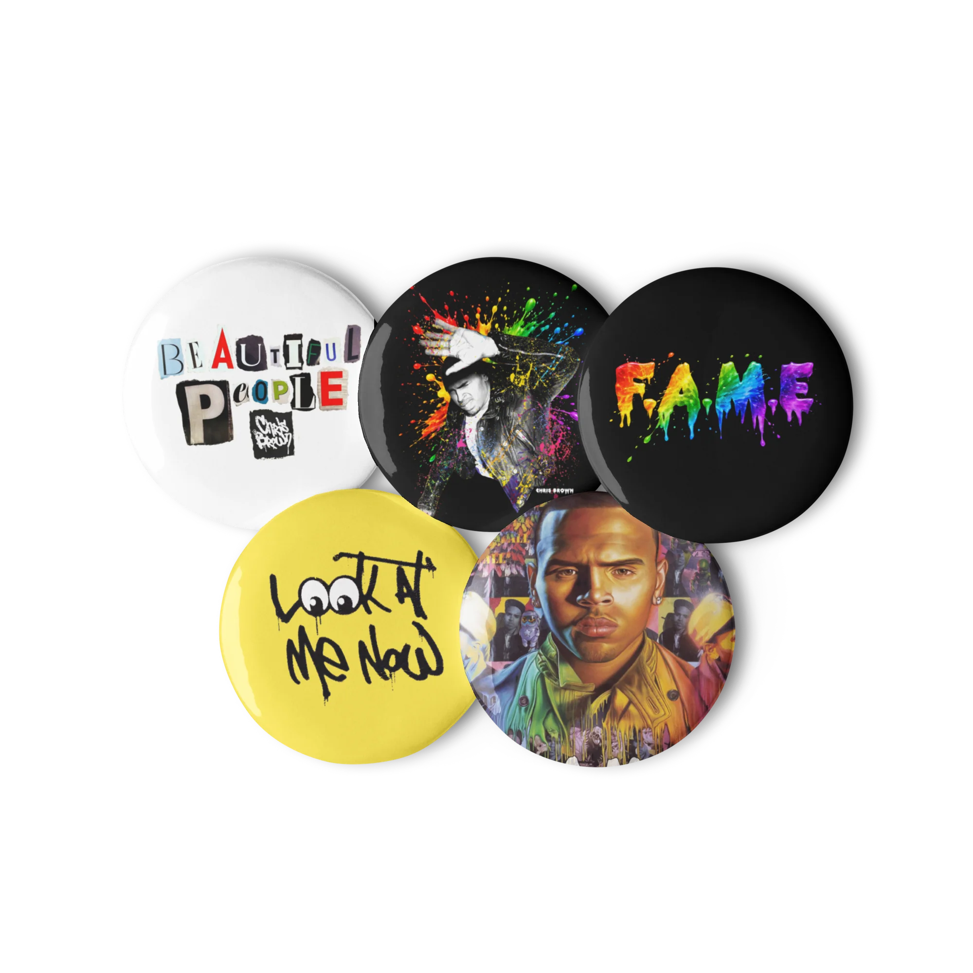 F.A.M.E. 15TH ANNIVERSARY Set of pin buttons - Image 3