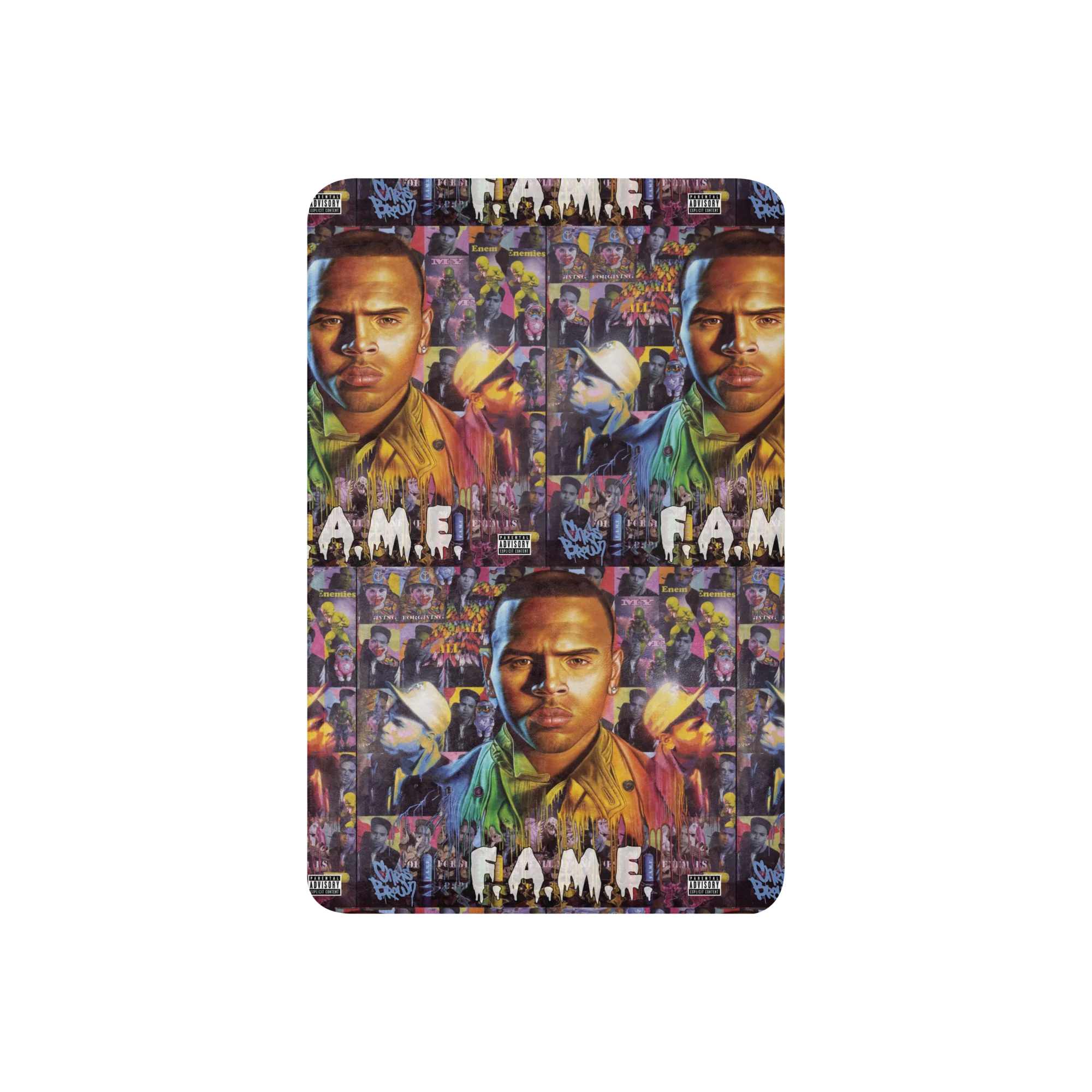 F.A.M.E. ALBUM 15TH ANNIVERSARY Sherpa blanket