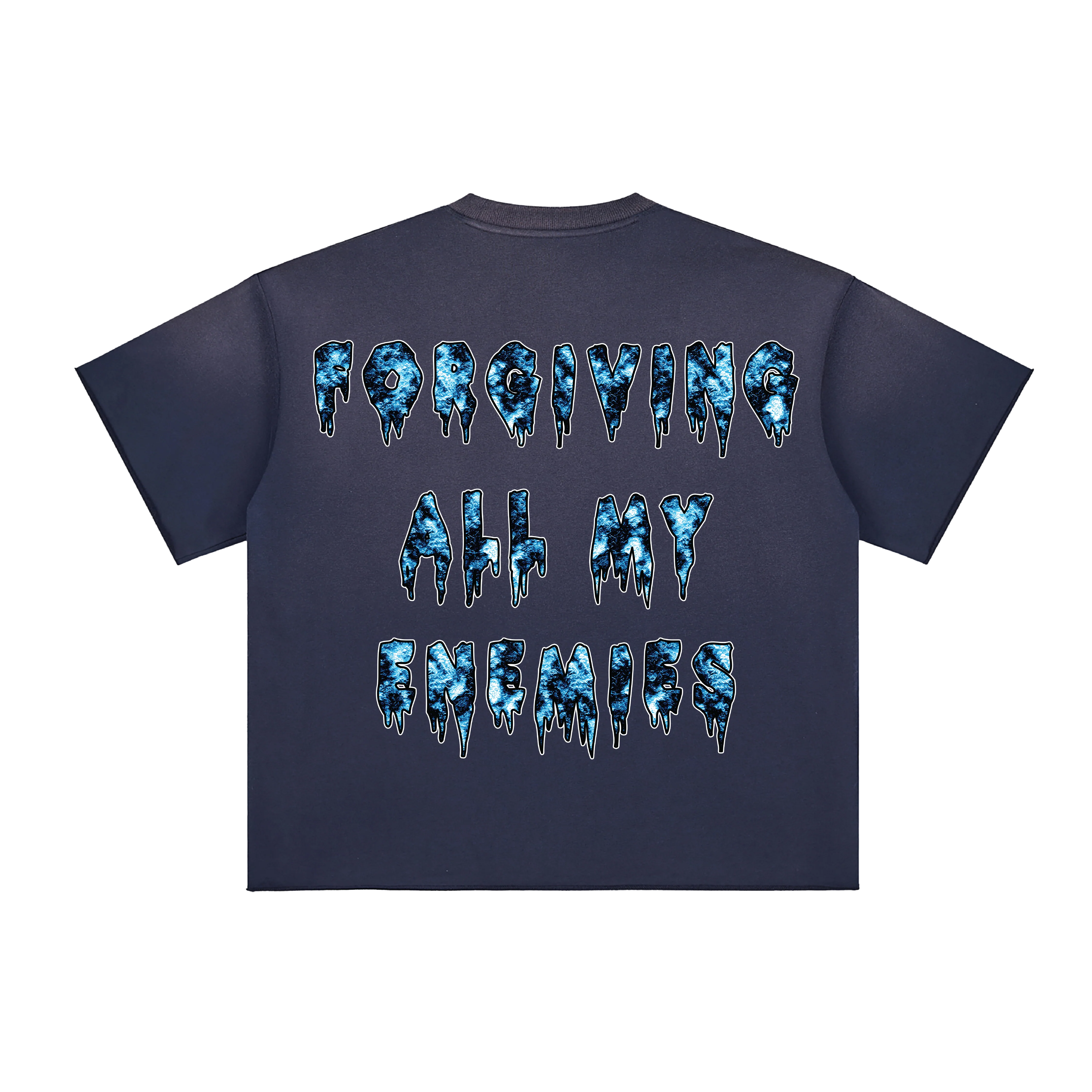 FAME 15TH ANNIVERSARY SPIRAL Sun Fade Raw Edge T-Shirt - Image 4