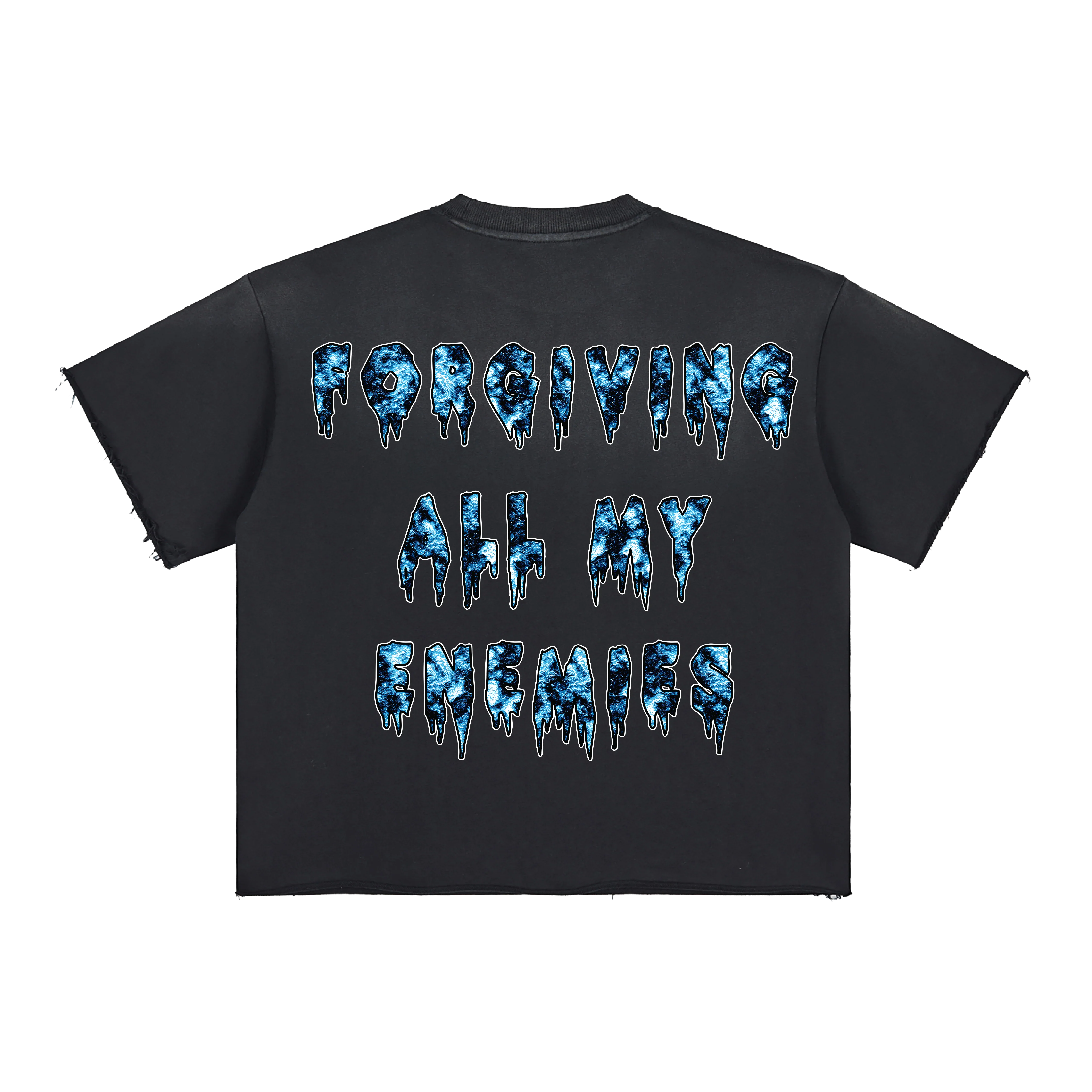 FAME 15TH ANNIVERSARY SPIRAL Sun Fade Raw Edge T-Shirt - Image 8