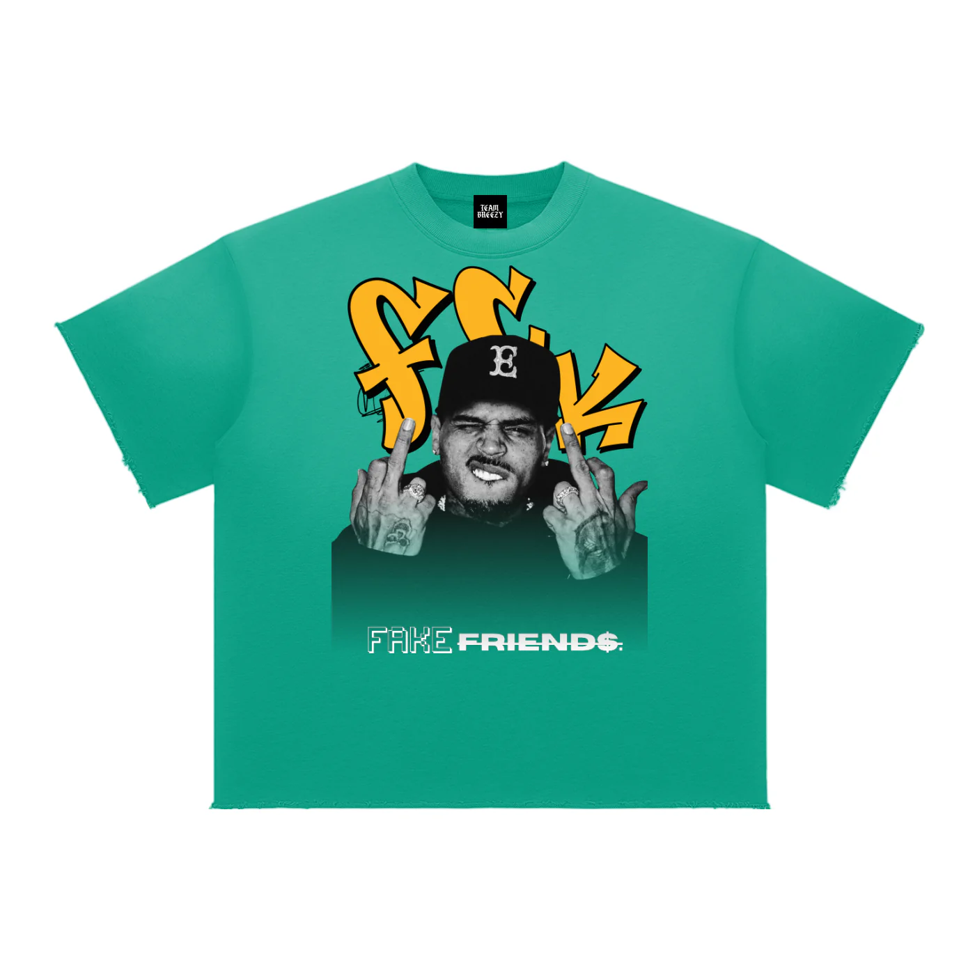 F*CK FAKE FRIENDS GREEN S/S T-SHIRT