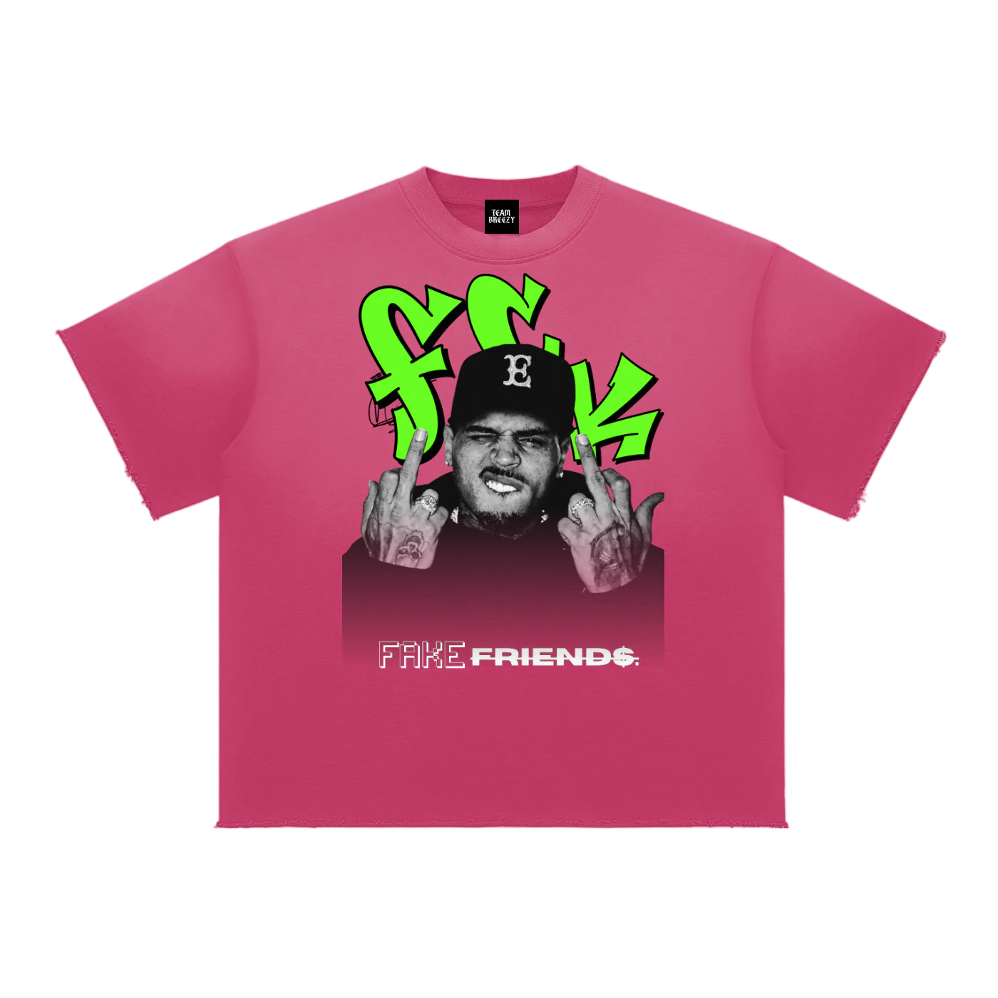 F*CK FAKE FRIENDS PINK S/S T-SHIRT